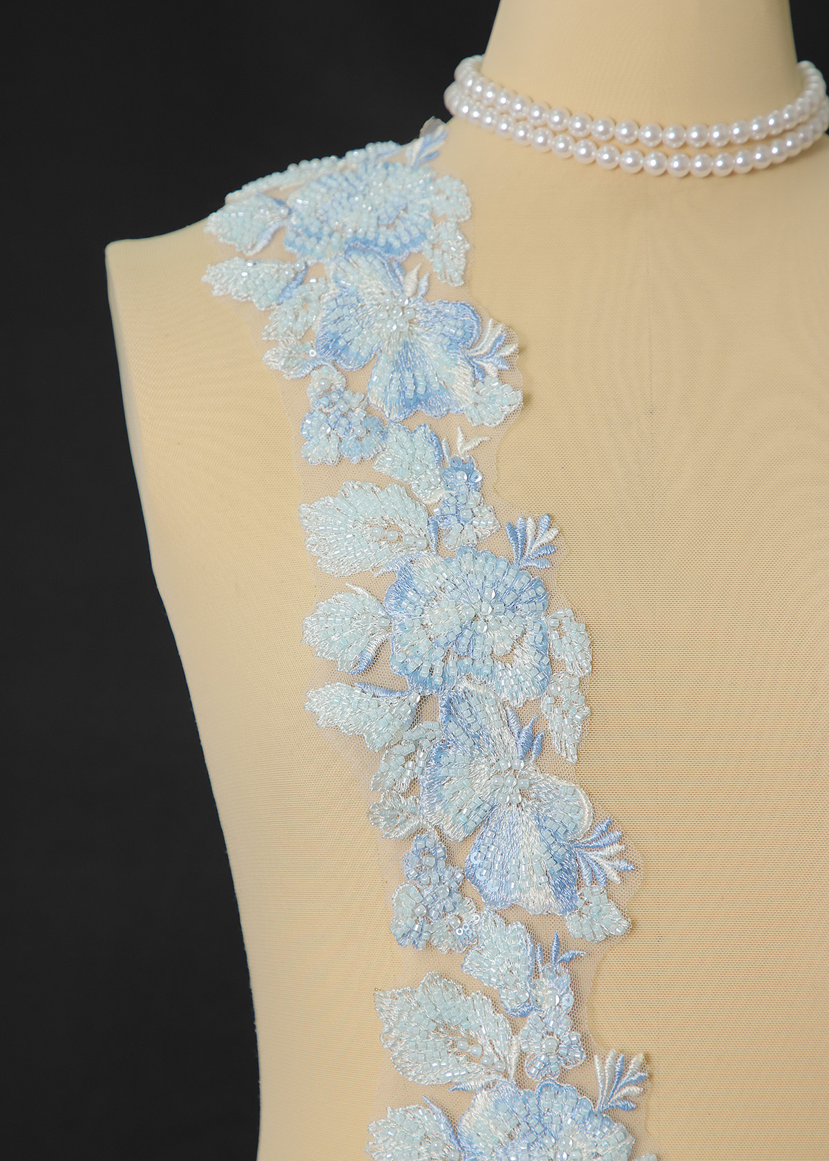 Yanzi lace bead trim (YZM174)