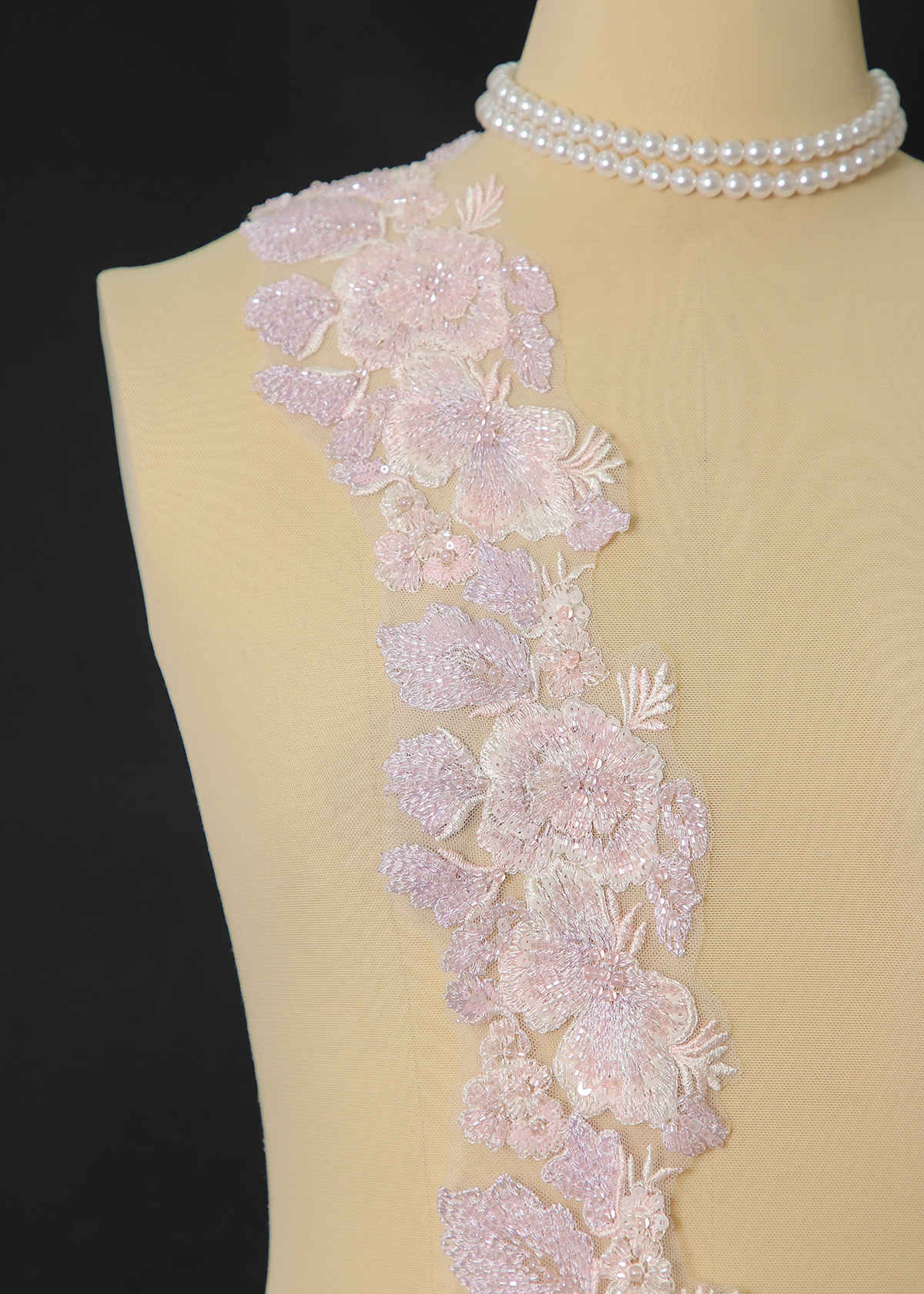 Yanzi lace bead trim (YZM174)