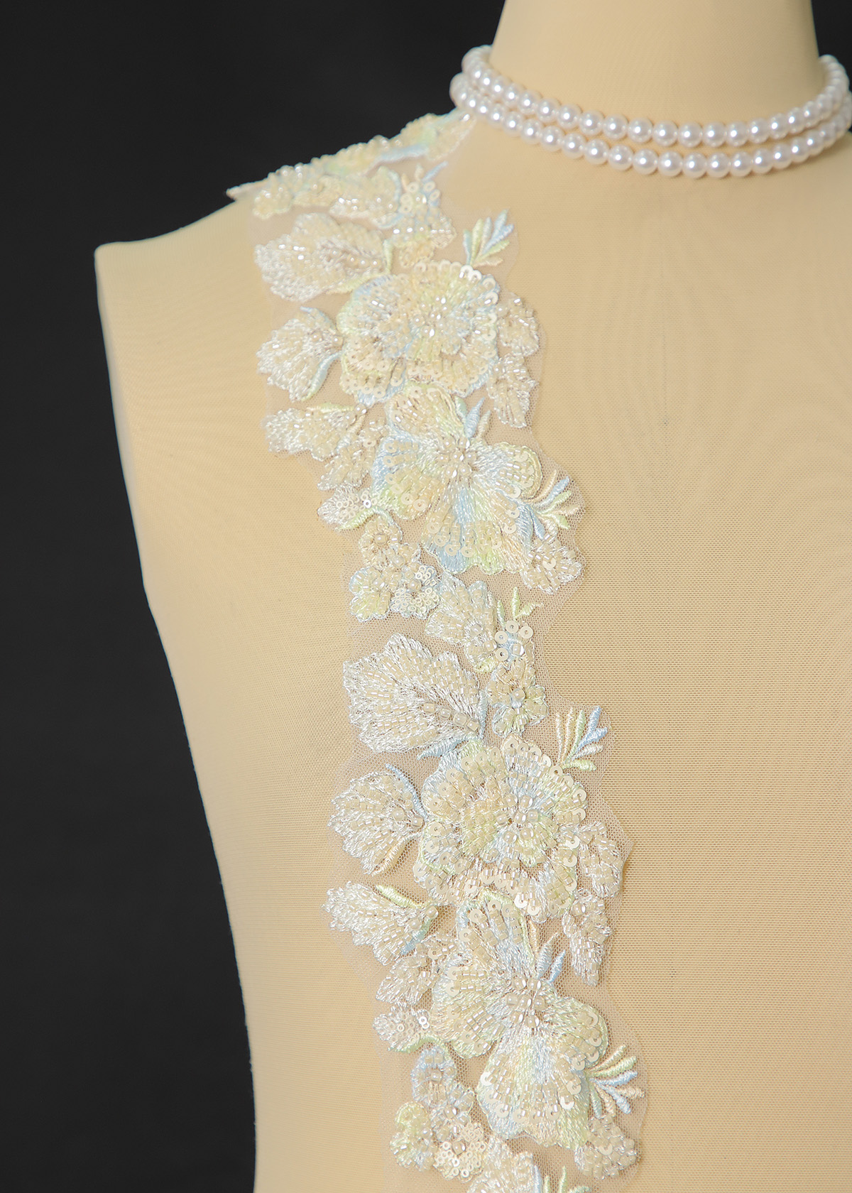 Yanzi lace bead trim (YZM174)