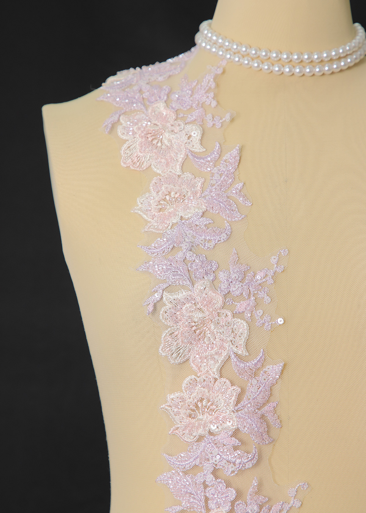 Yanzi lace bead trim (YZM176)