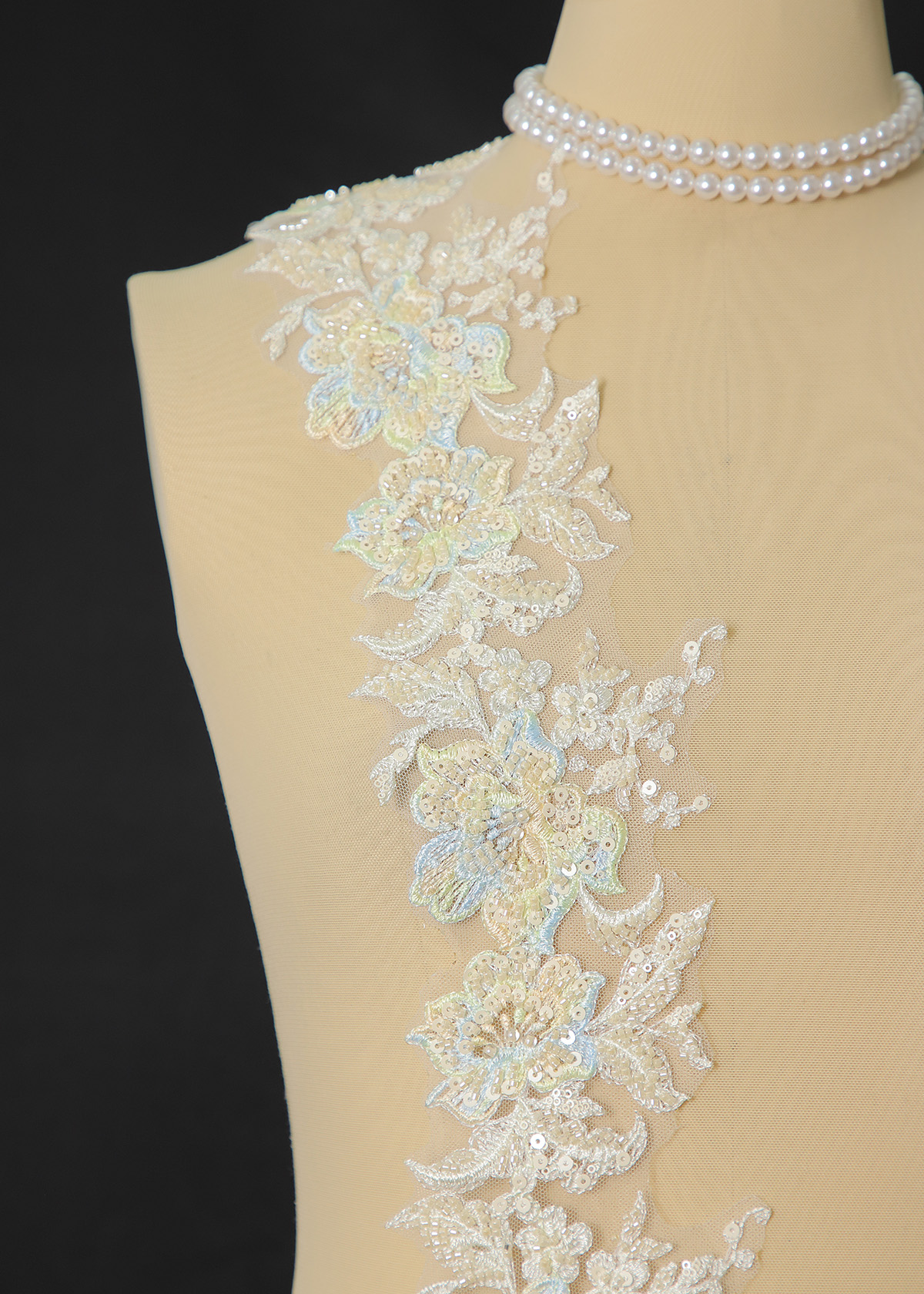 Yanzi lace bead trim (YZM176)