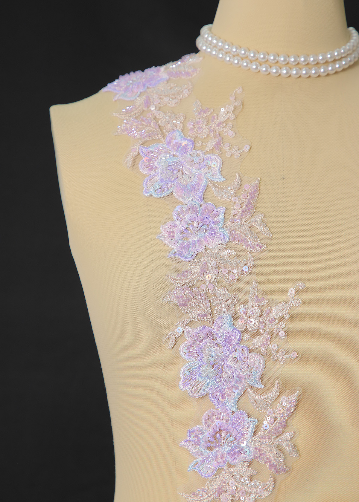 Yanzi lace bead trim (YZM176)
