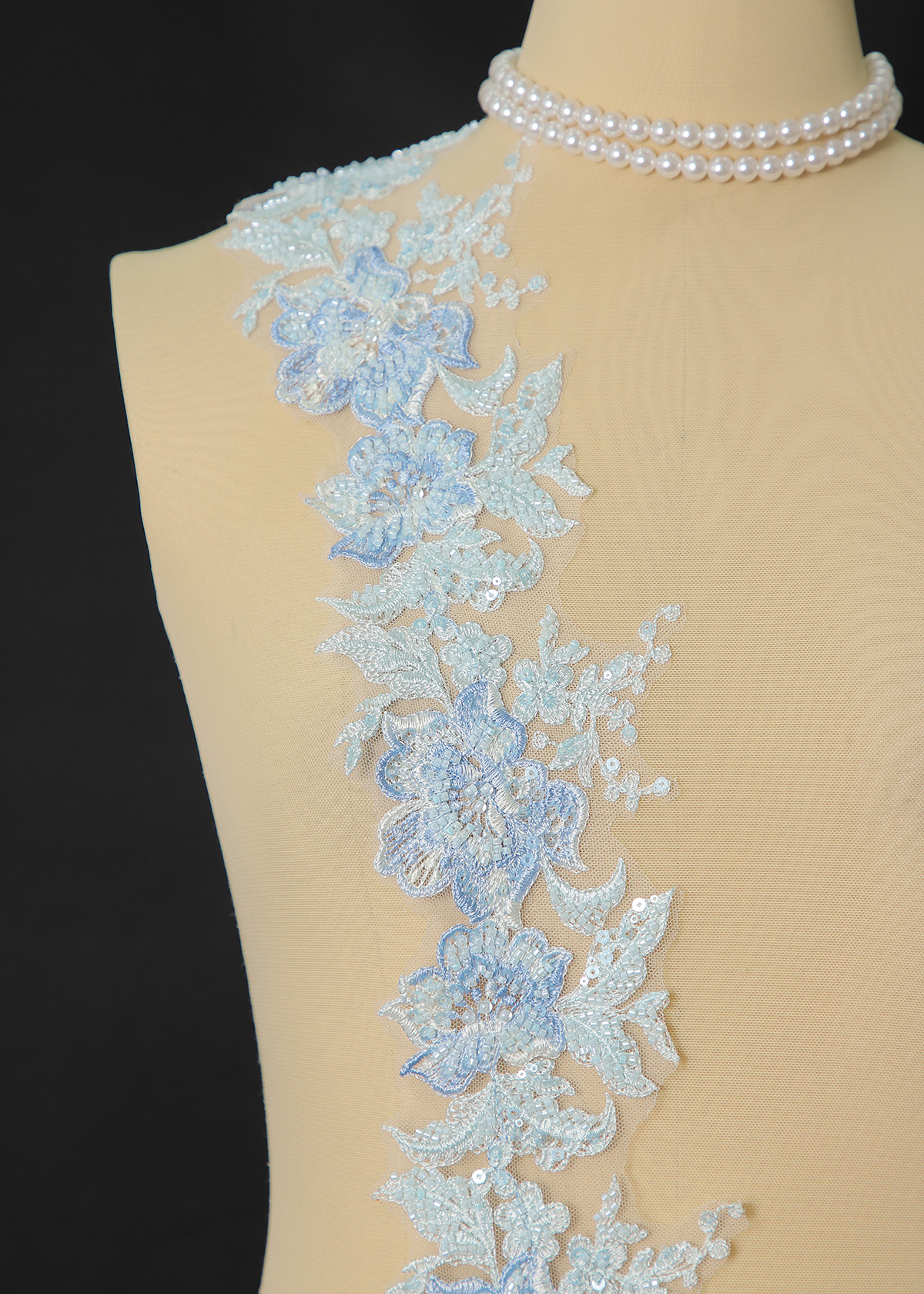 Yanzi lace bead trim (YZM176)