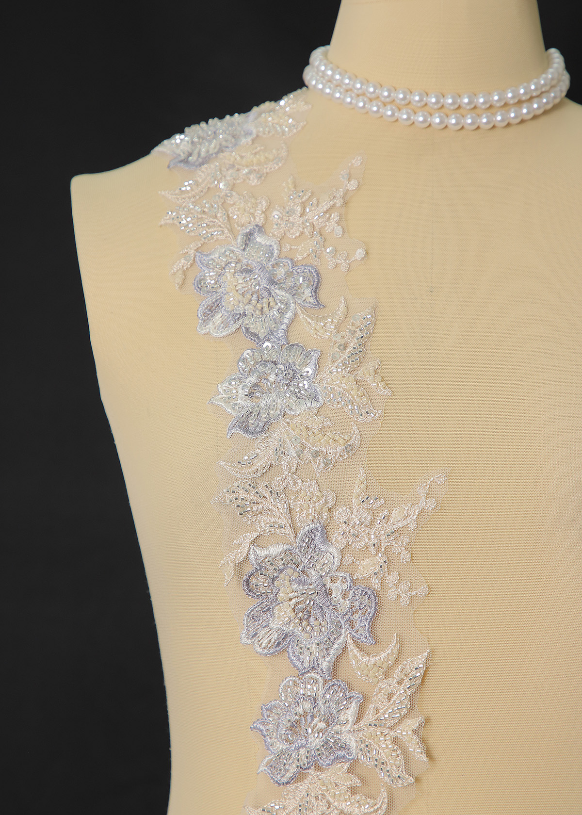 Yanzi lace bead trim (YZM176)