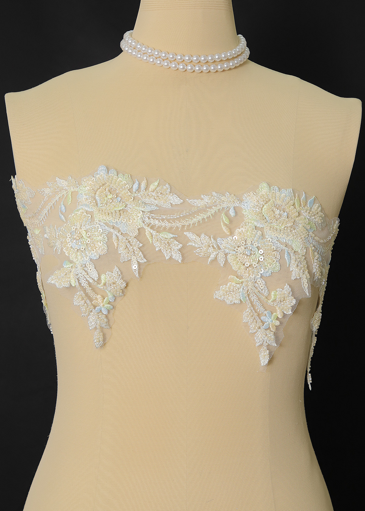 Yanzi lace bead trim (YZM177)