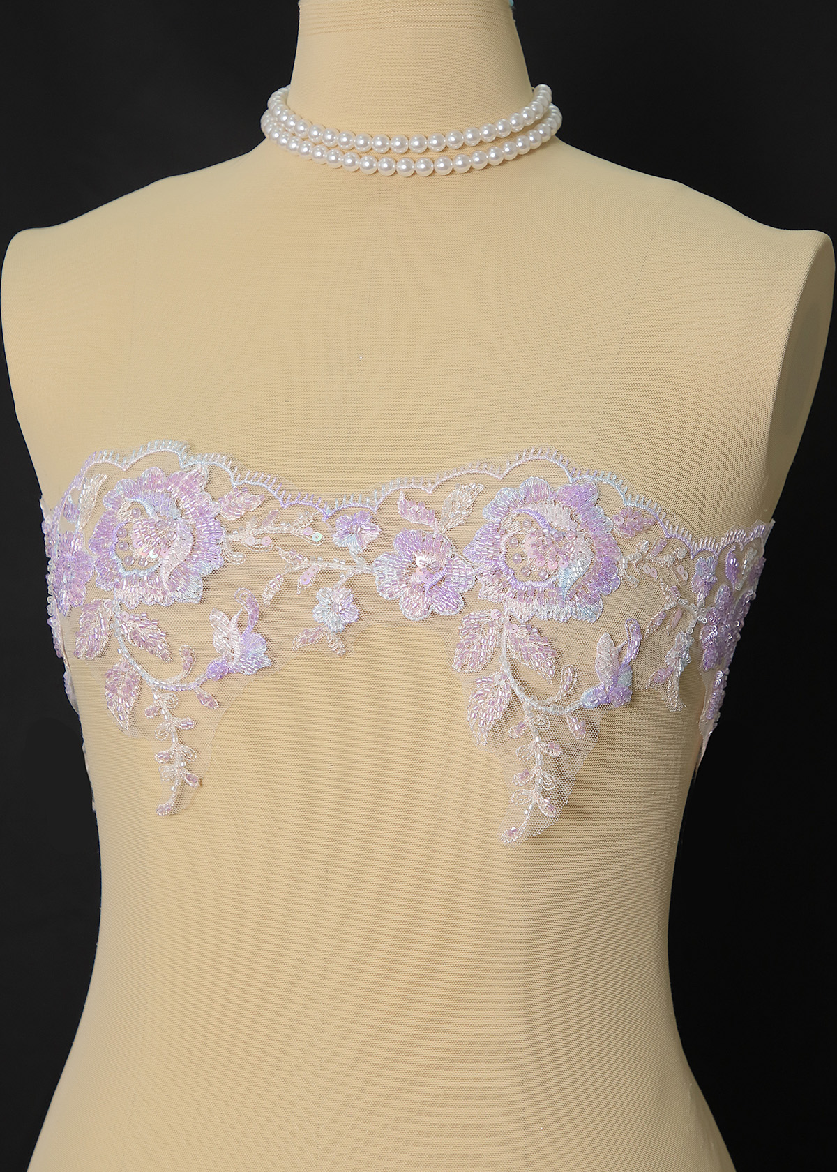 Yanzi lace bead trim (YZM178)
