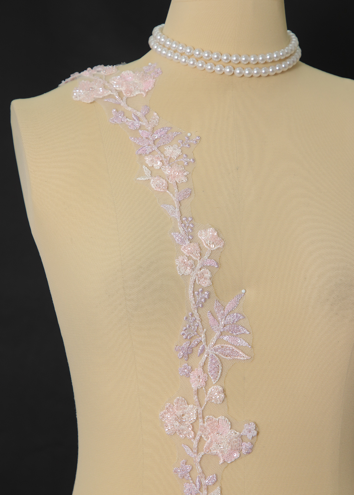Yanzi lace bead trim (YZM179)