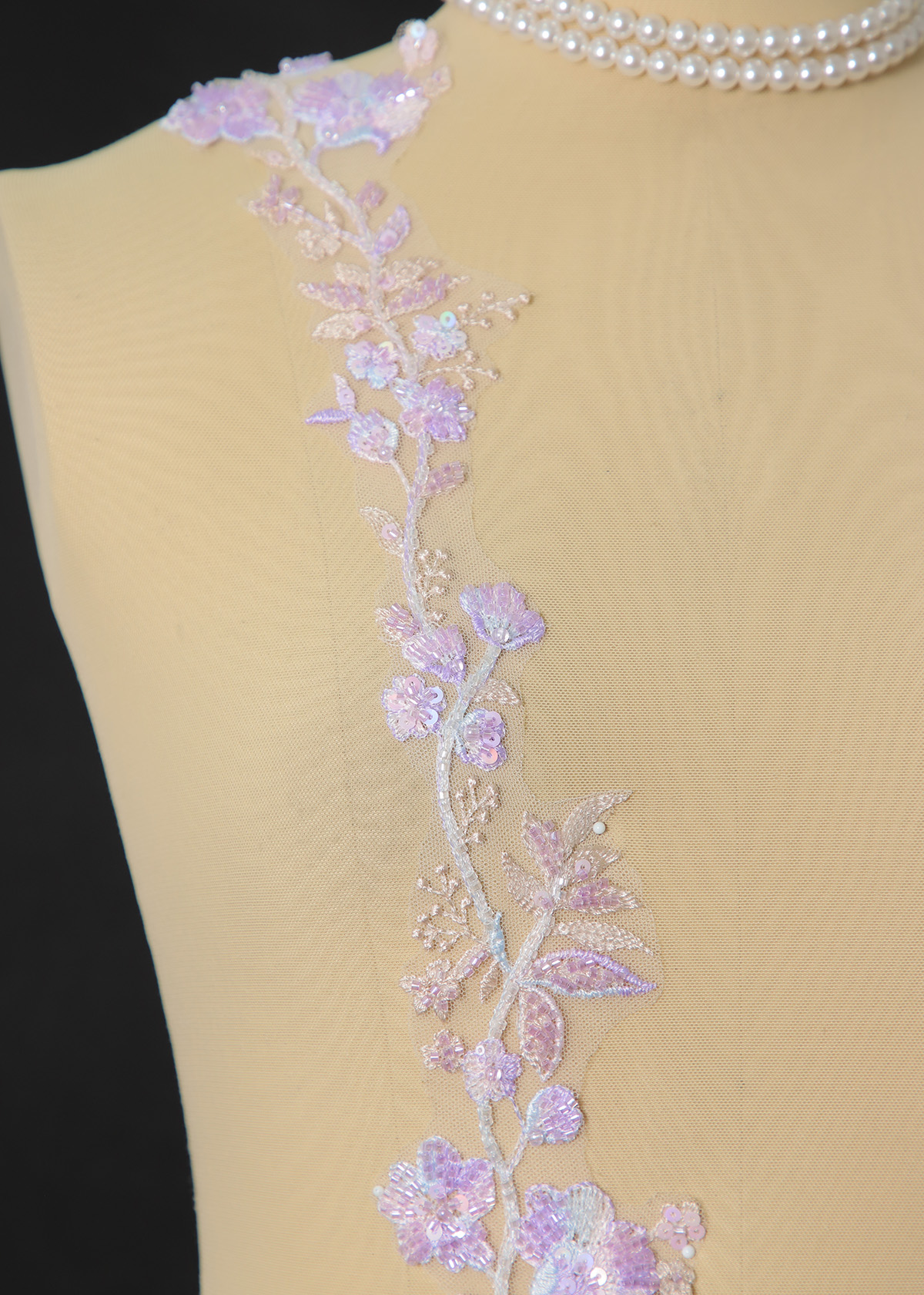 Yanzi lace bead trim (YZM179)