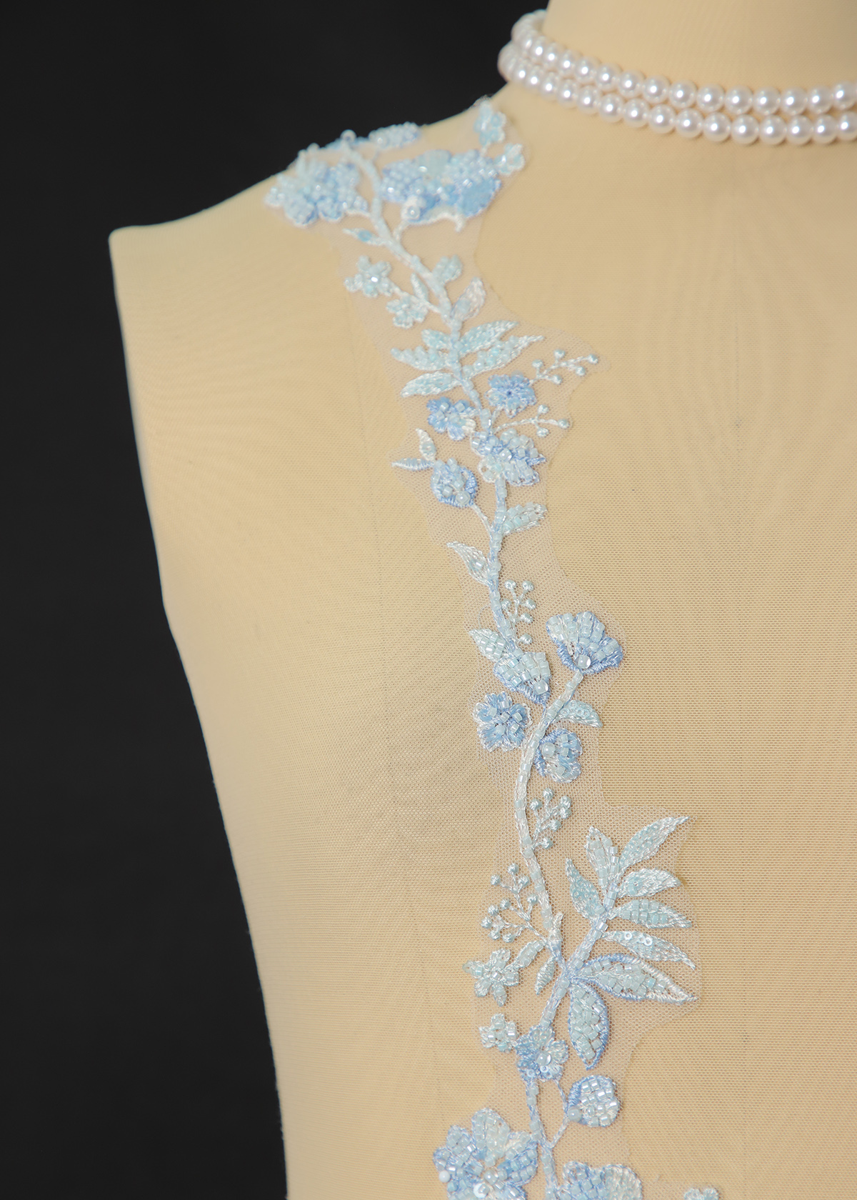 Yanzi lace bead trim (YZM179)