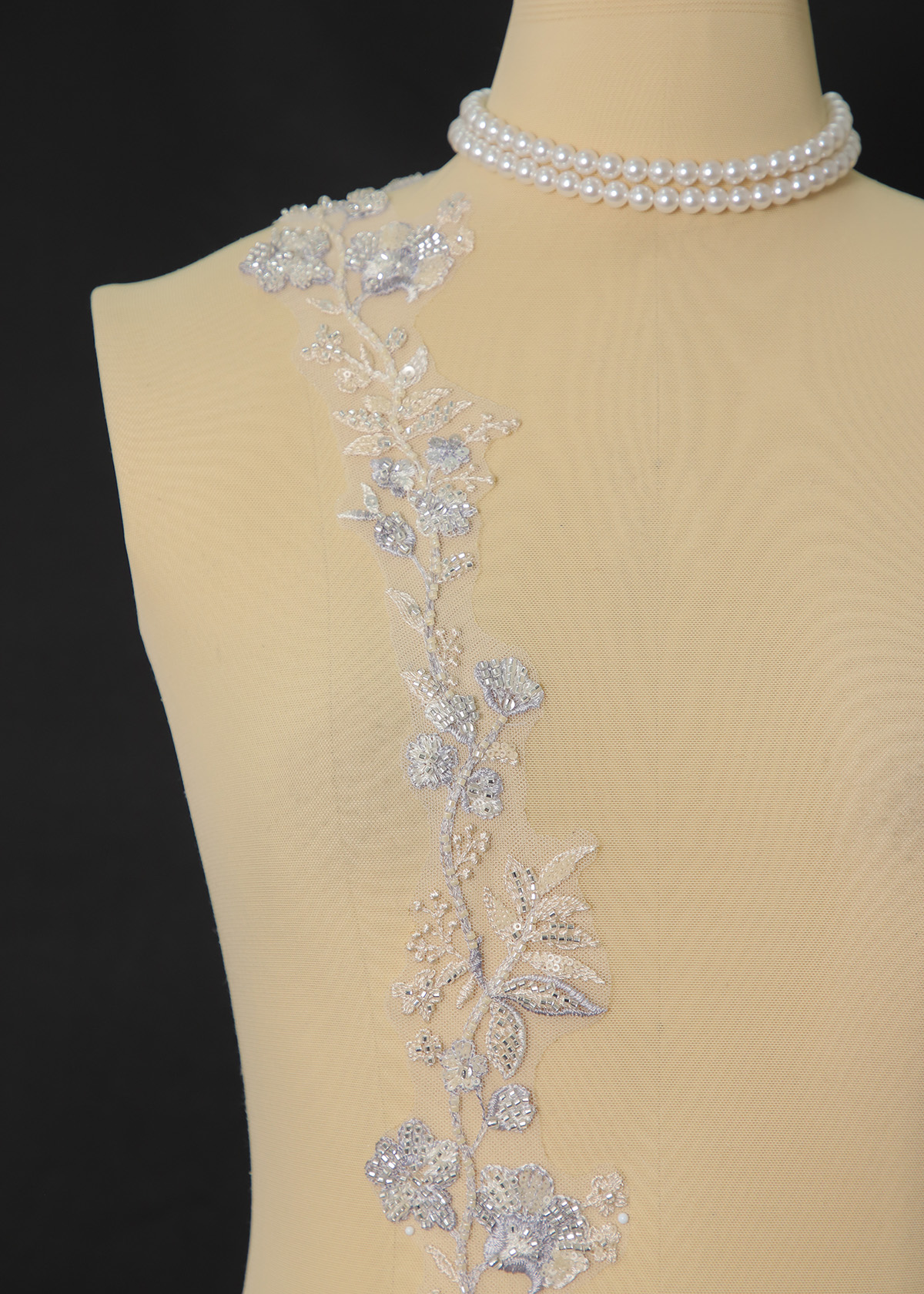Yanzi lace bead trim (YZM179)
