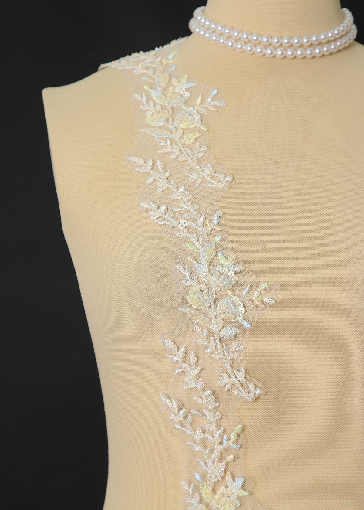 Yanzi lace bead trim (YZM180)