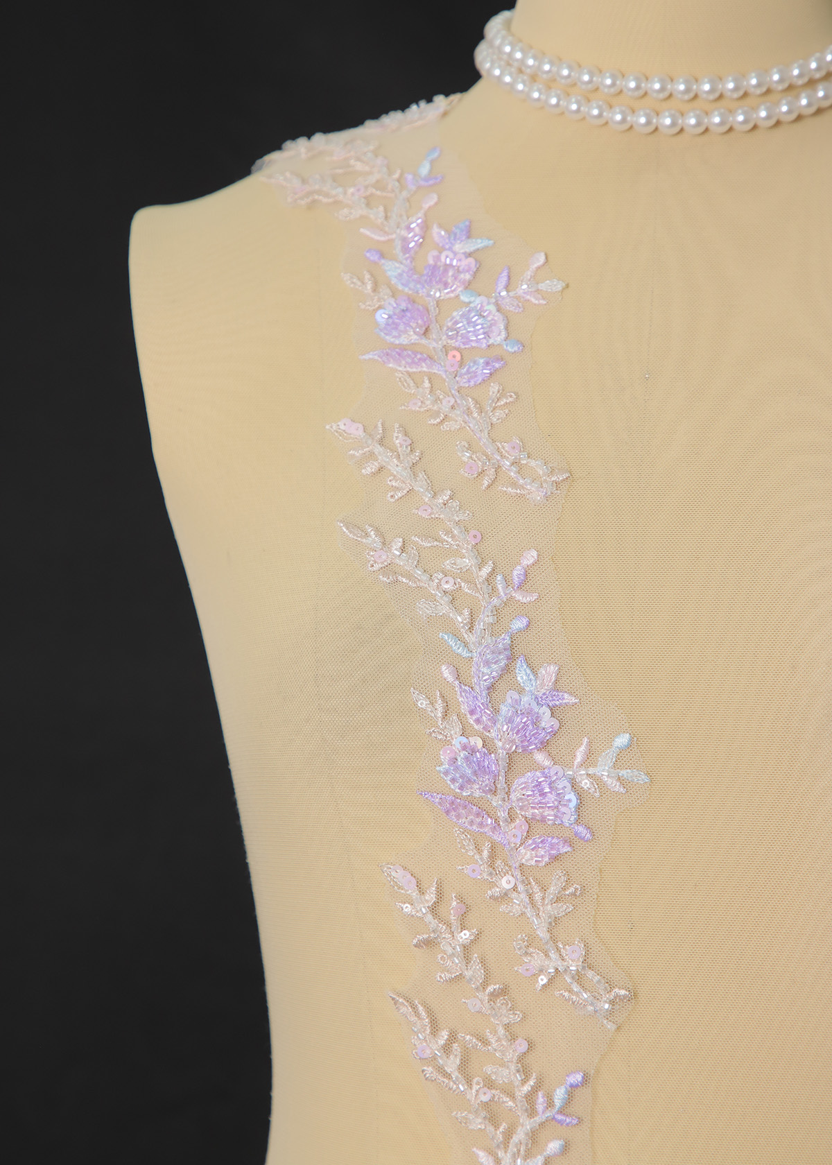Yanzi lace bead trim (YZM180)