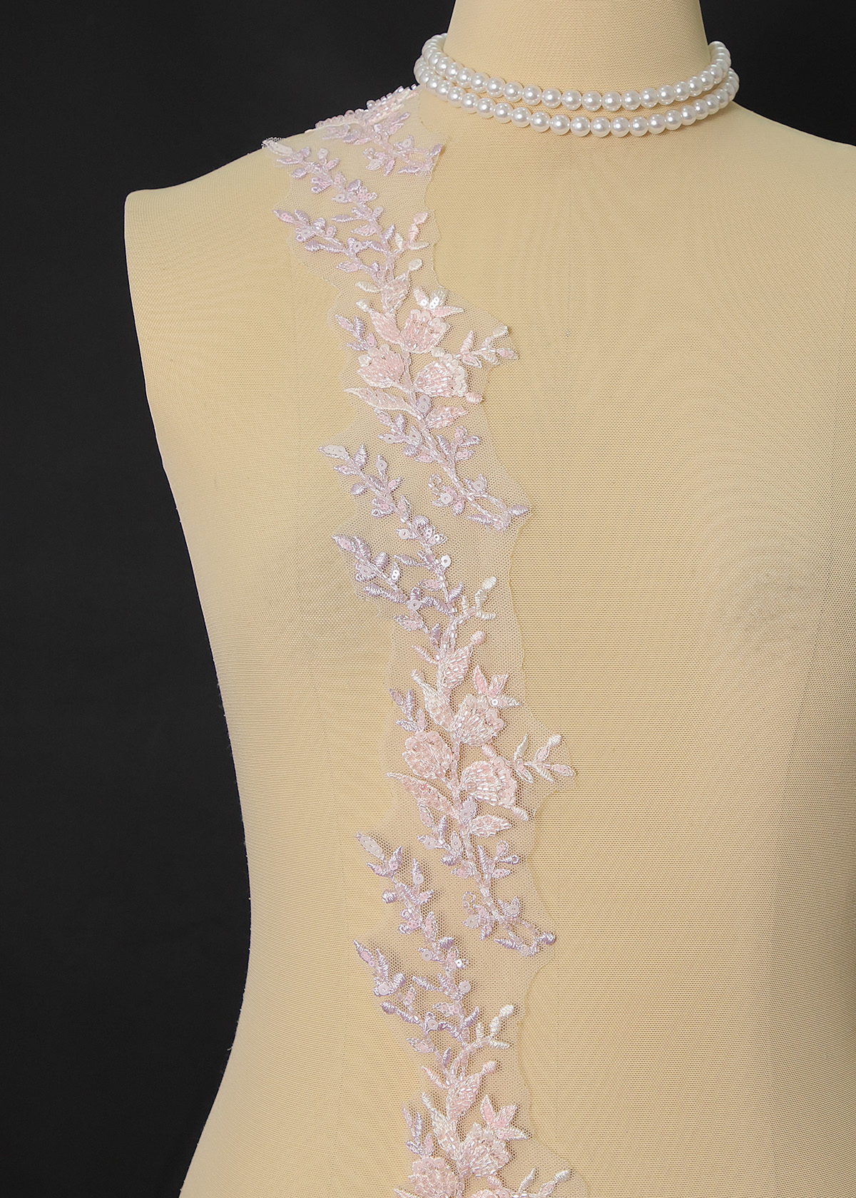 Yanzi lace bead trim (YZM180)