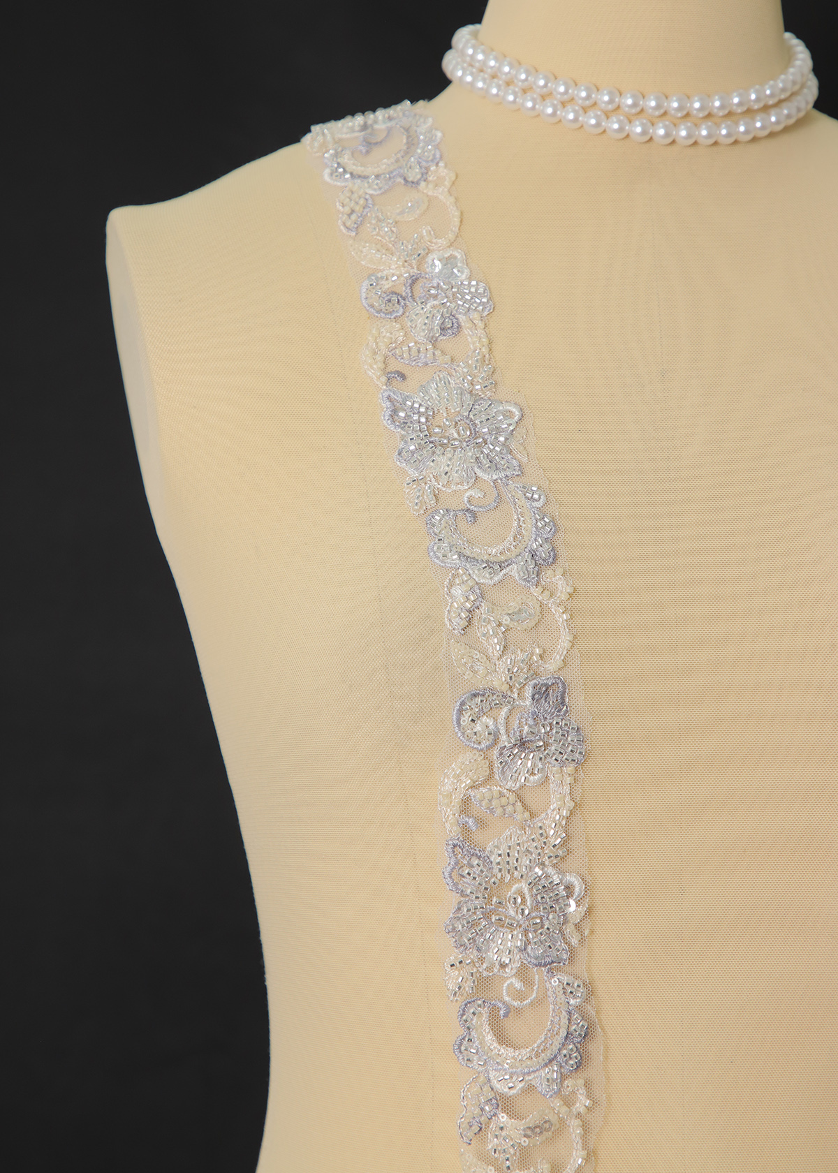 [Copy]Yanzi lace bead trim (YZM181)