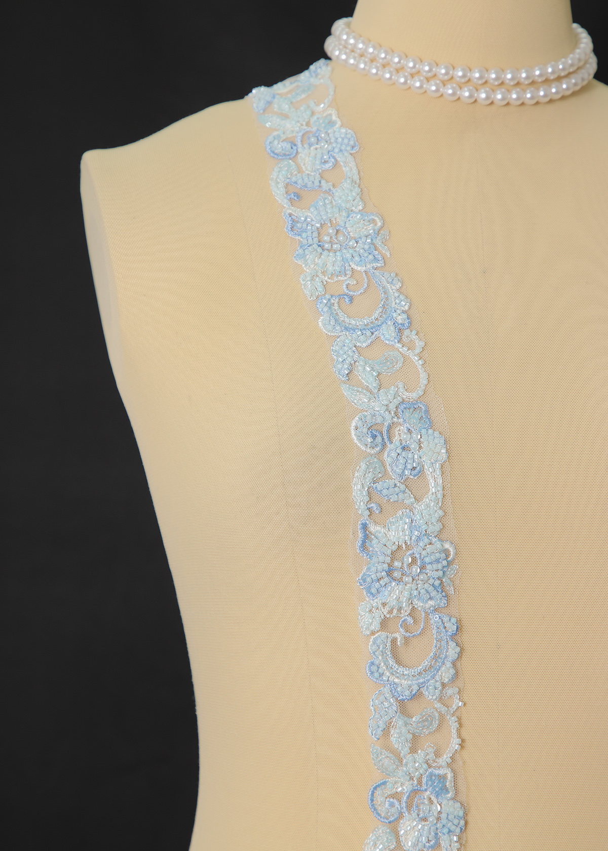 [Copy]Yanzi lace bead trim (YZM181)