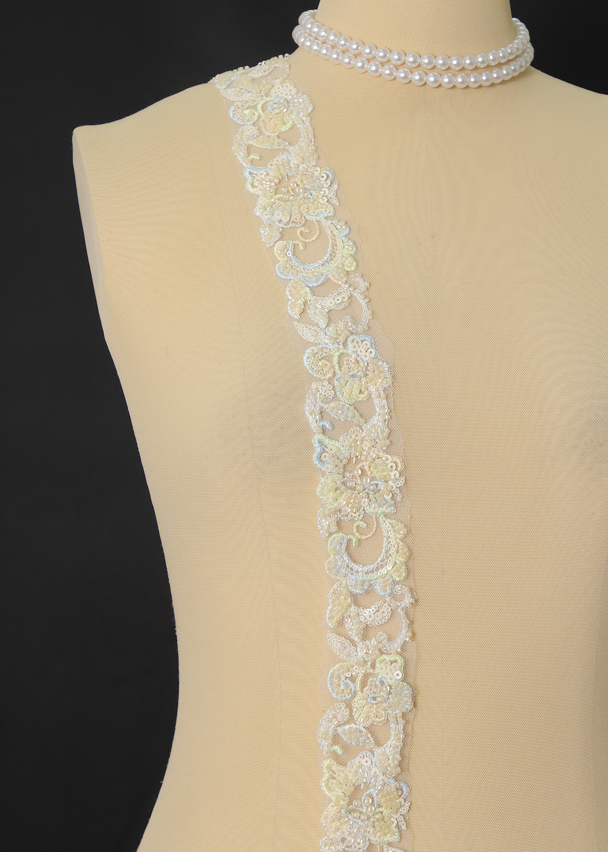 [Copy]Yanzi lace bead trim (YZM181)