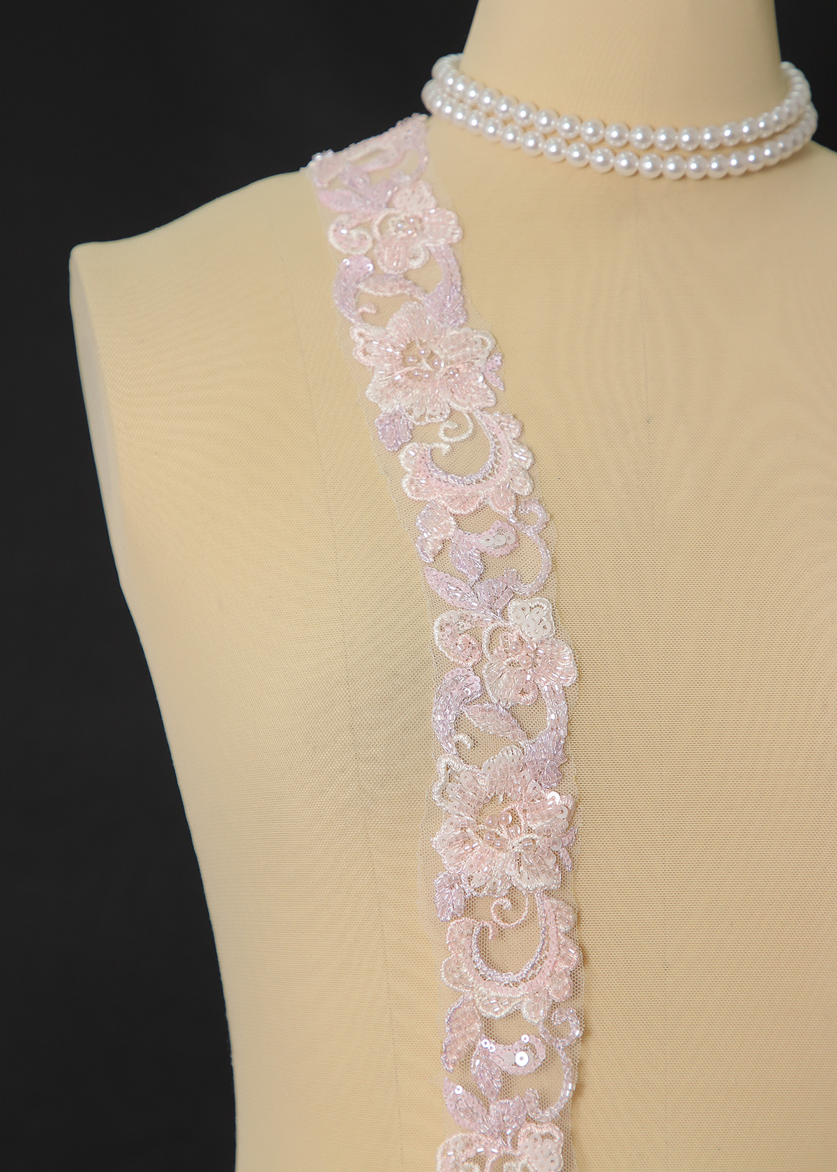 [Copy]Yanzi lace bead trim (YZM181)