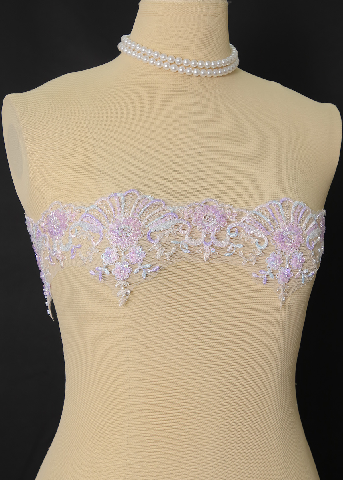 Yanzi lace bead trim (YZM182)