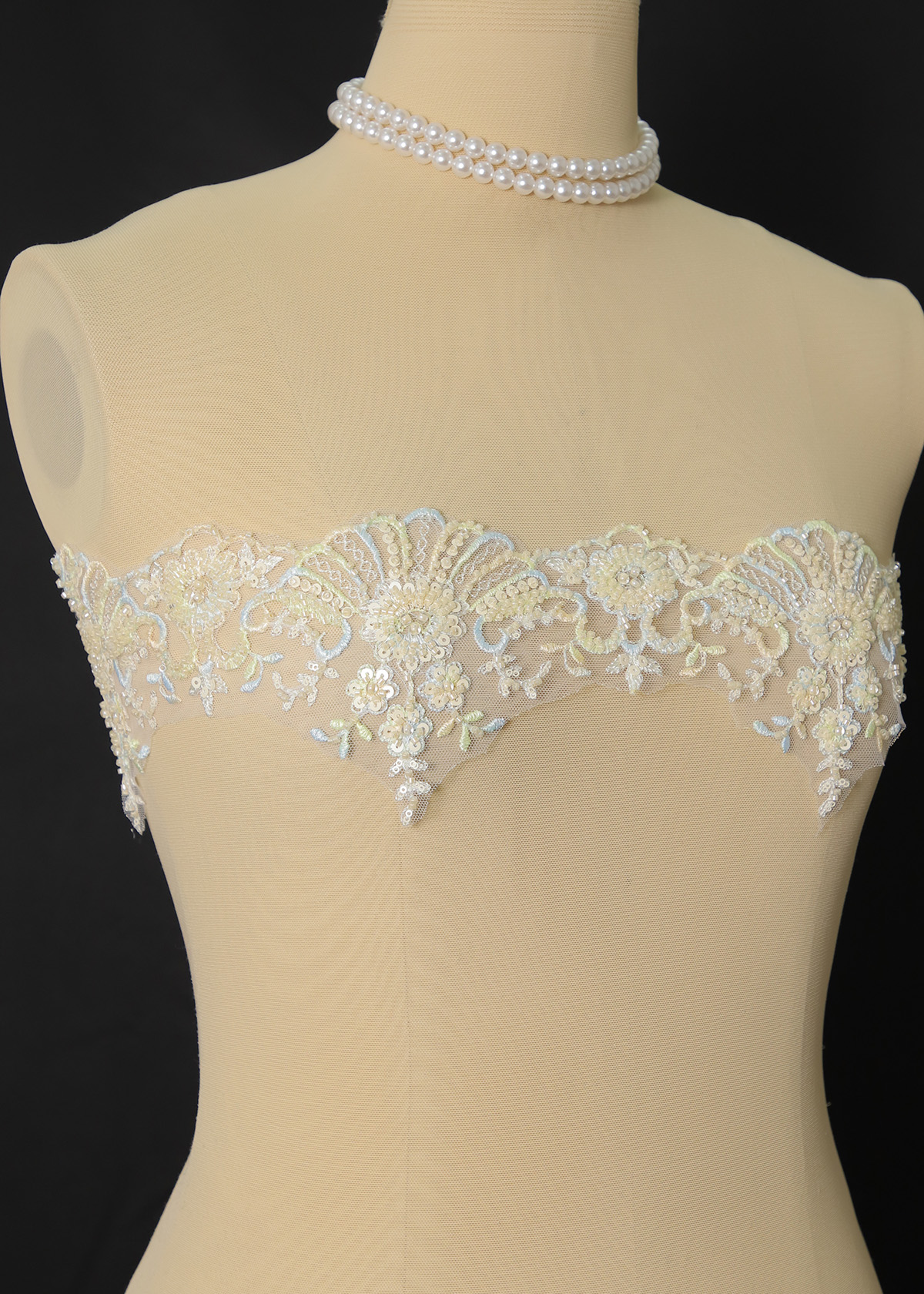 Yanzi lace bead trim (YZM182)