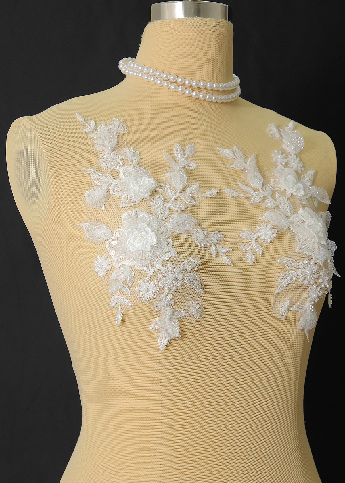 Yanzi 3D Handmade applique floral (YZOH3DX051)