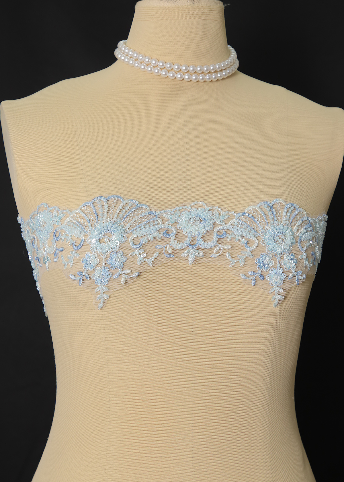 Yanzi lace bead trim (YZM182)