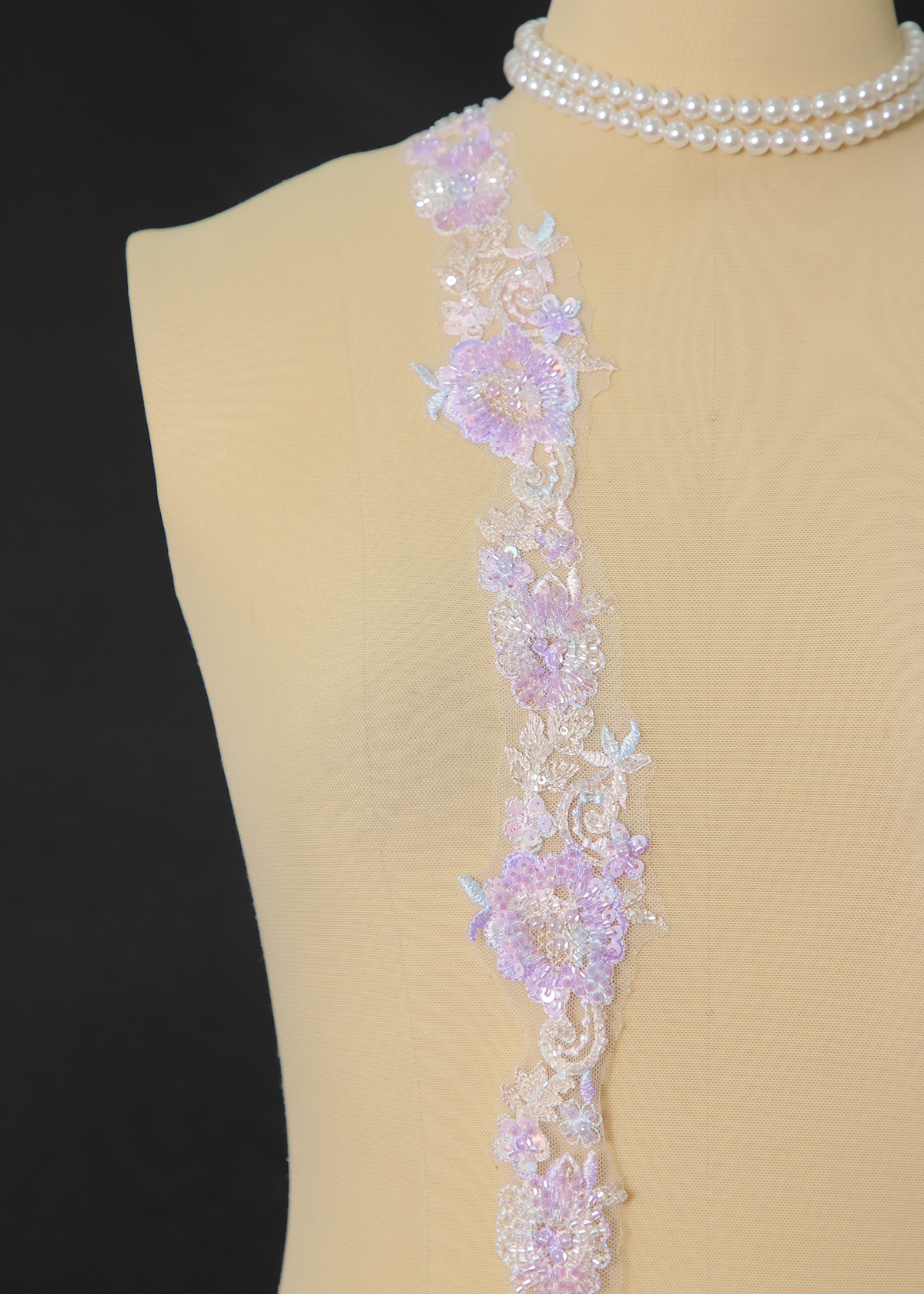 Yanzi lace bead trim (YZM183)