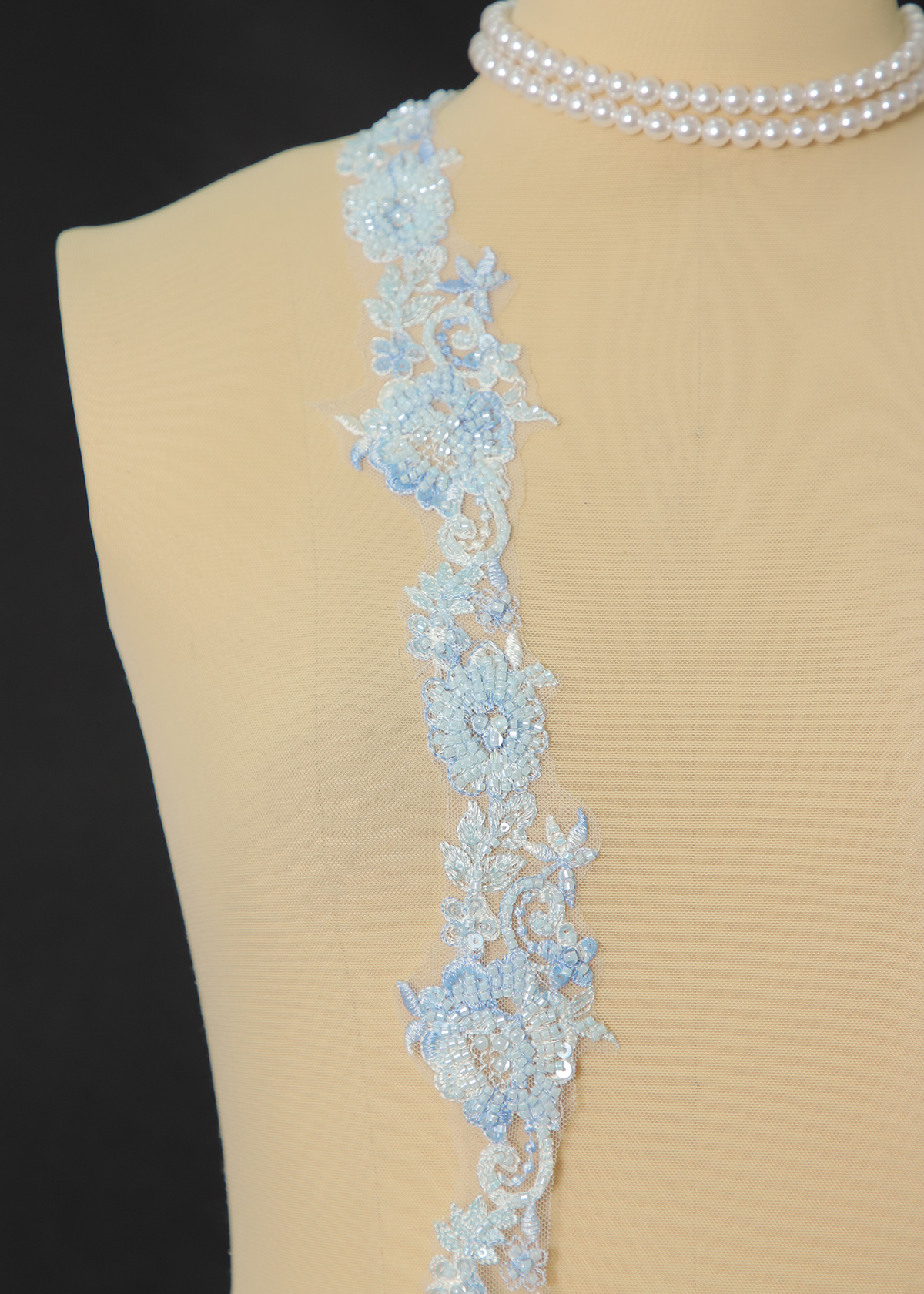 Yanzi lace bead trim (YZM183)