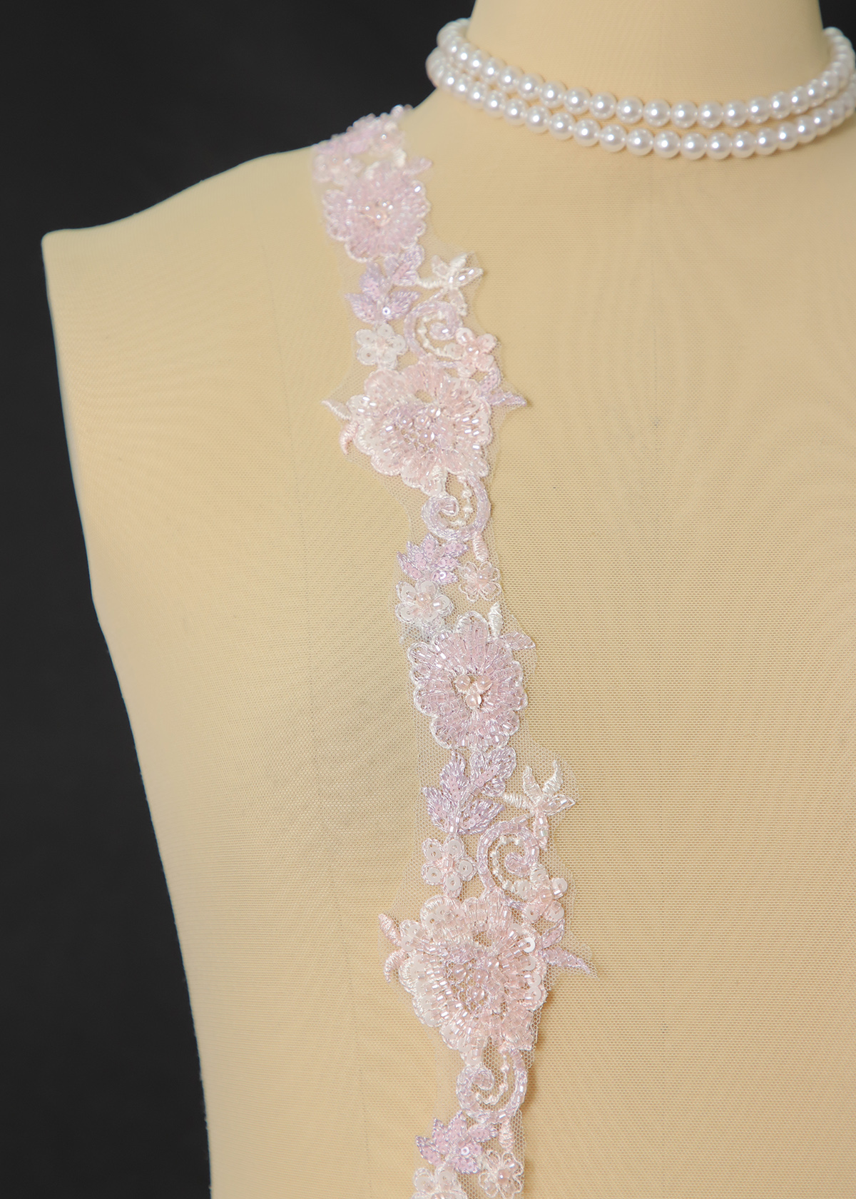 Yanzi lace bead trim (YZM183)