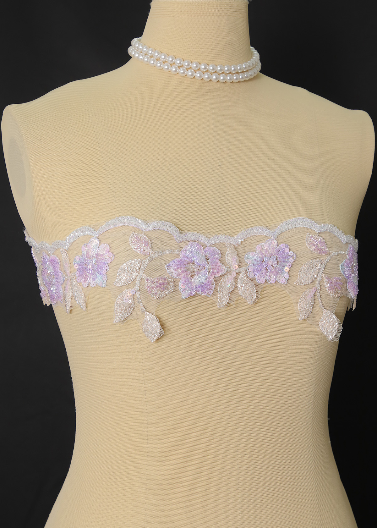 Yanzi lace bead trim (YZM184)