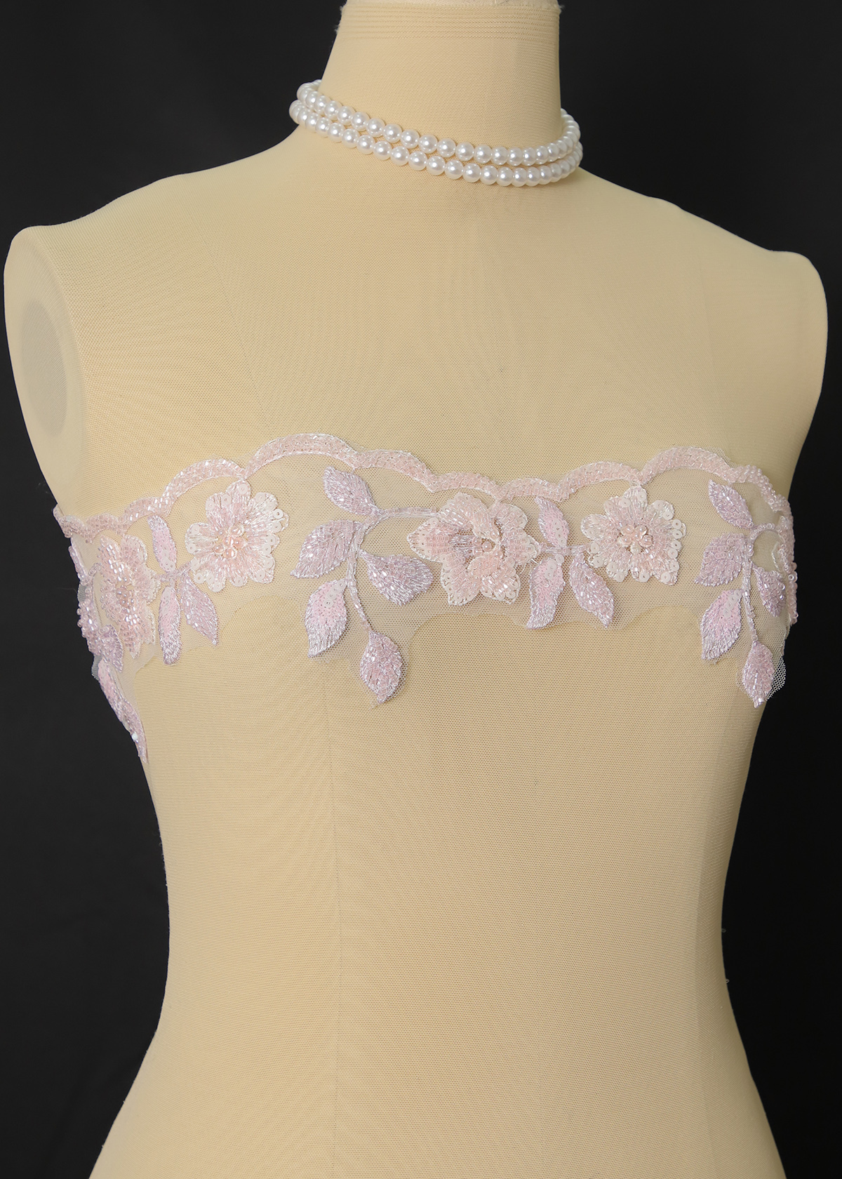 Yanzi lace bead trim (YZM184)