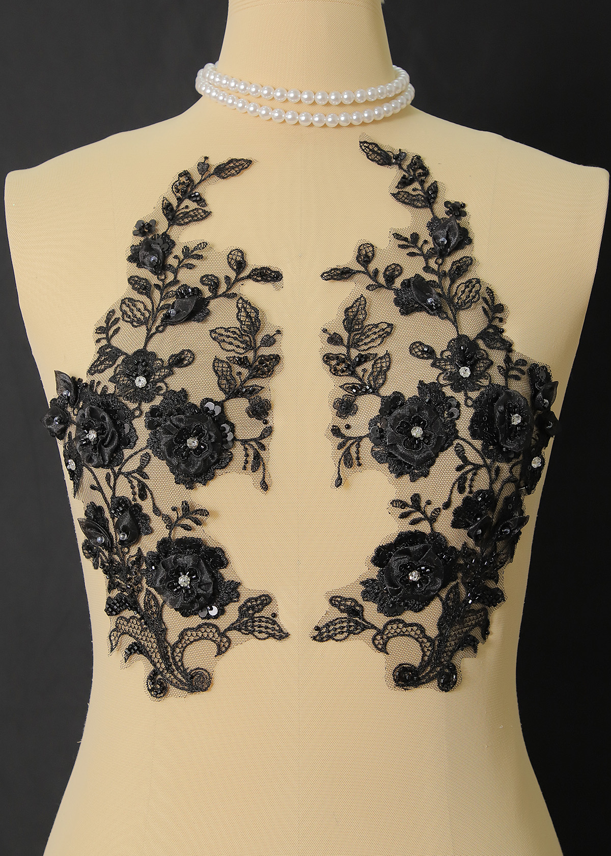 Yanzi 3D Handmade applique floral (YZOH3DX047)