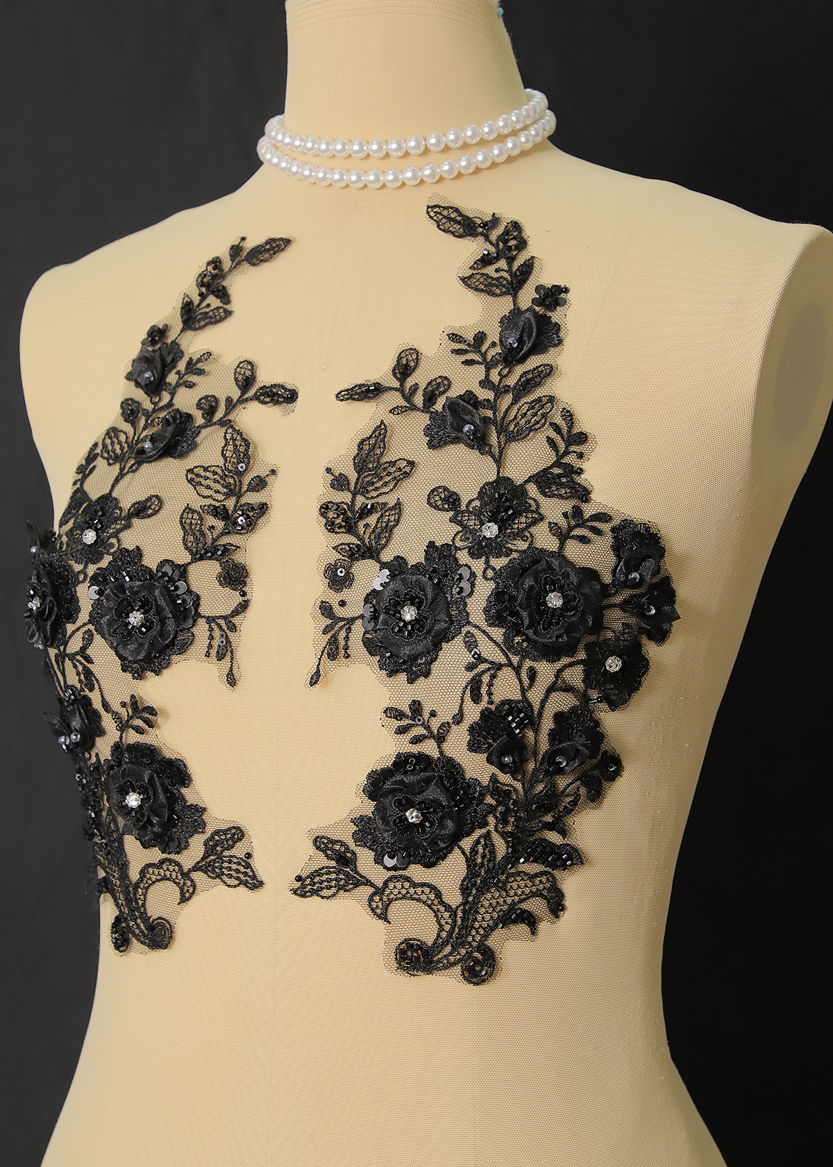 Yanzi 3D Handmade applique floral (YZOH3DX047)