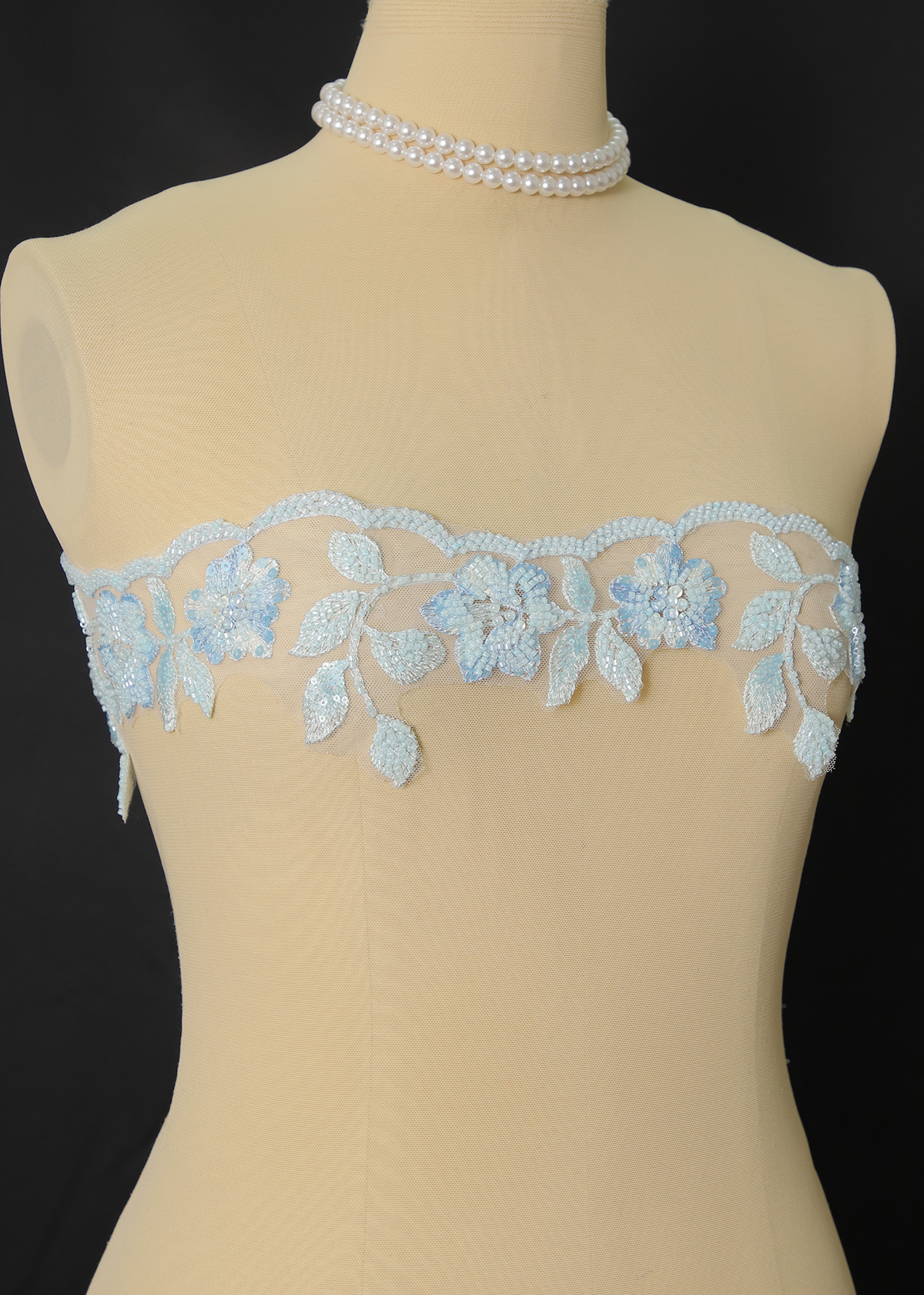 Yanzi lace bead trim (YZM184)