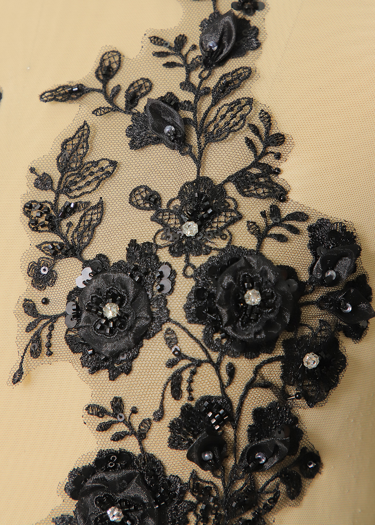 Yanzi 3D Handmade applique floral (YZOH3DX047)