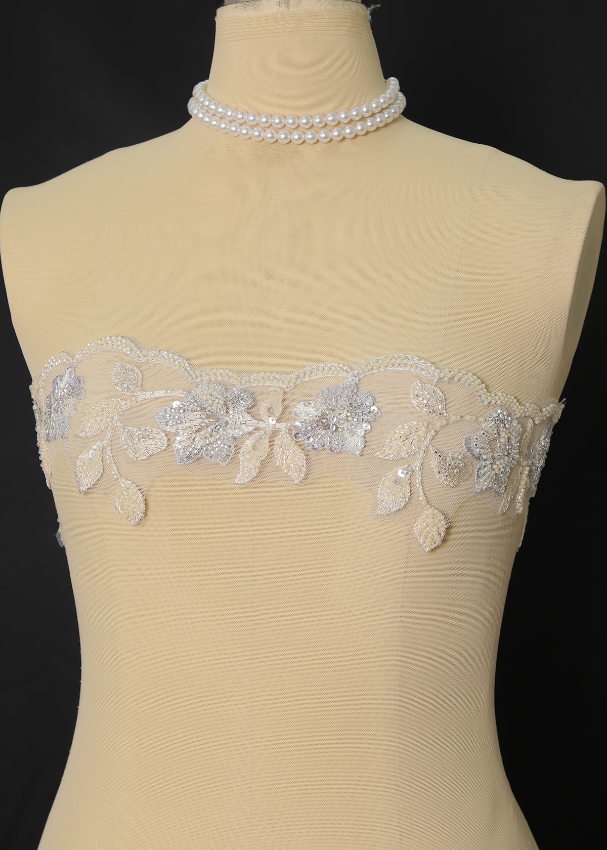 Yanzi lace bead trim (YZM184)