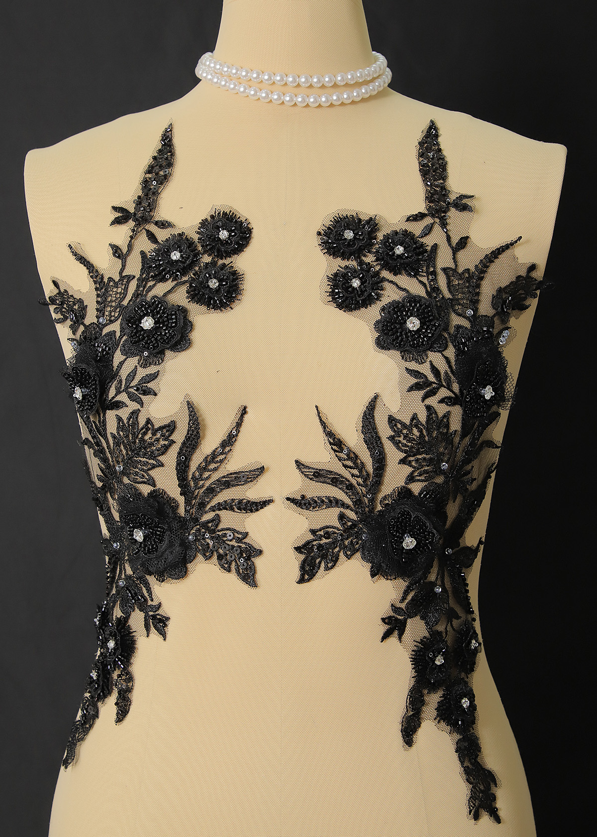Yanzi 3D Handmade applique floral (YZOH3DX048)