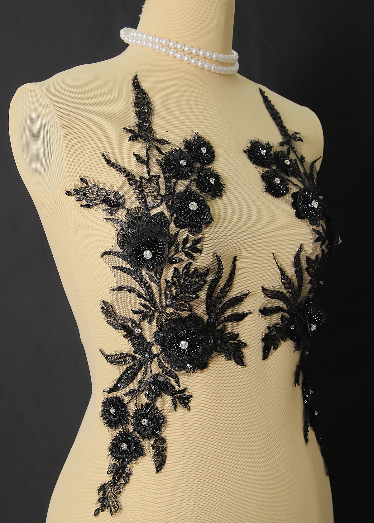 Yanzi 3D Handmade applique floral (YZOH3DX048)
