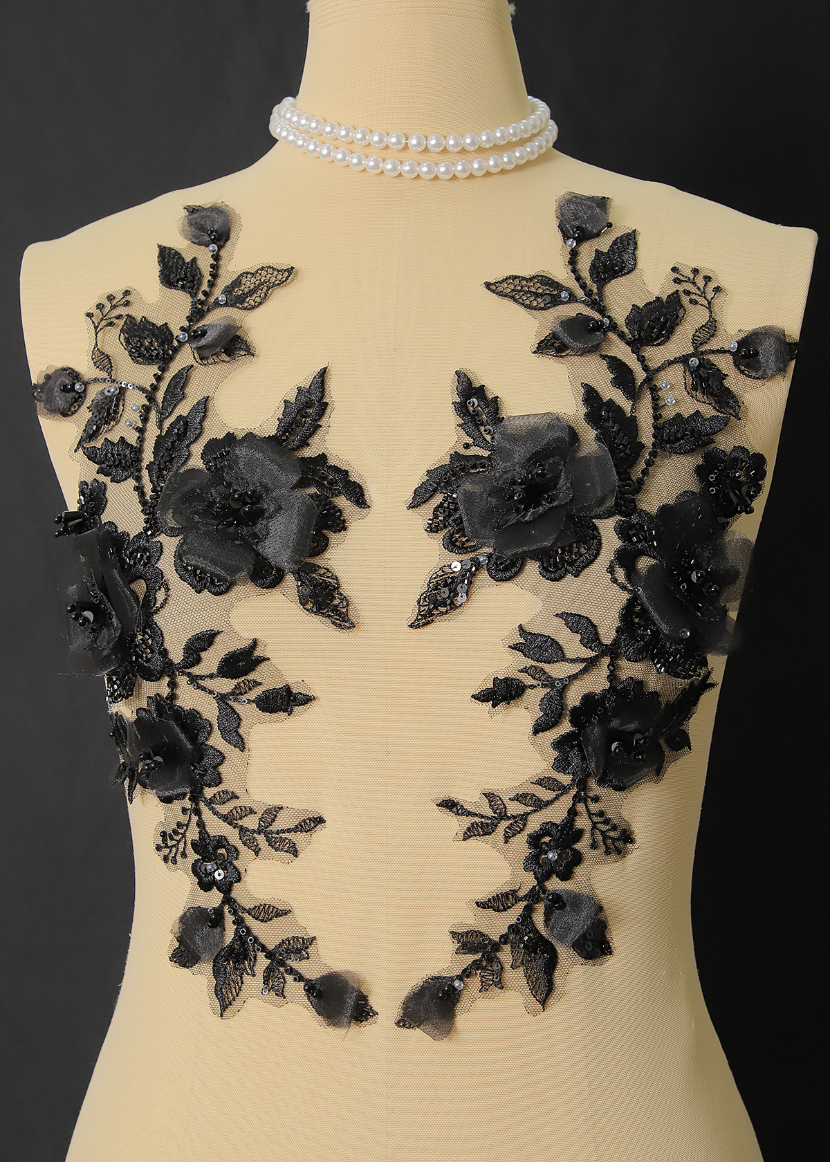 Yanzi 3D Handmade applique floral (YZOH3DX049)