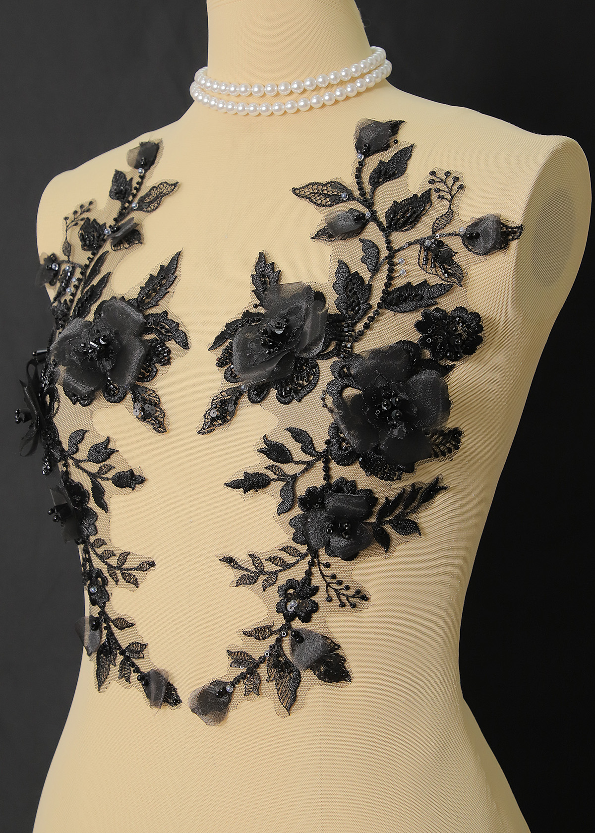 Yanzi 3D Handmade applique floral (YZOH3DX049)
