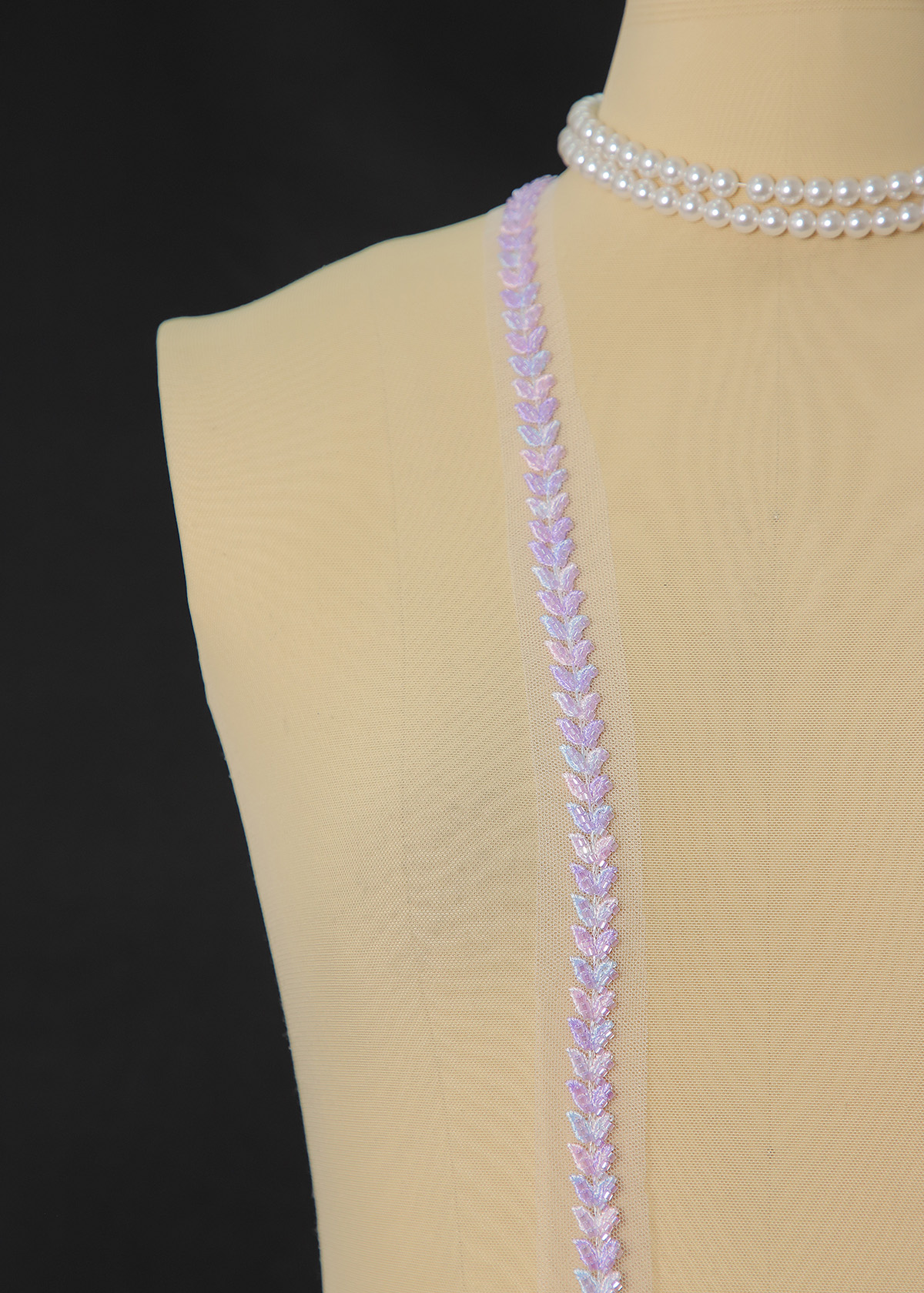 Yanzi lace bead trim (YZM146)
