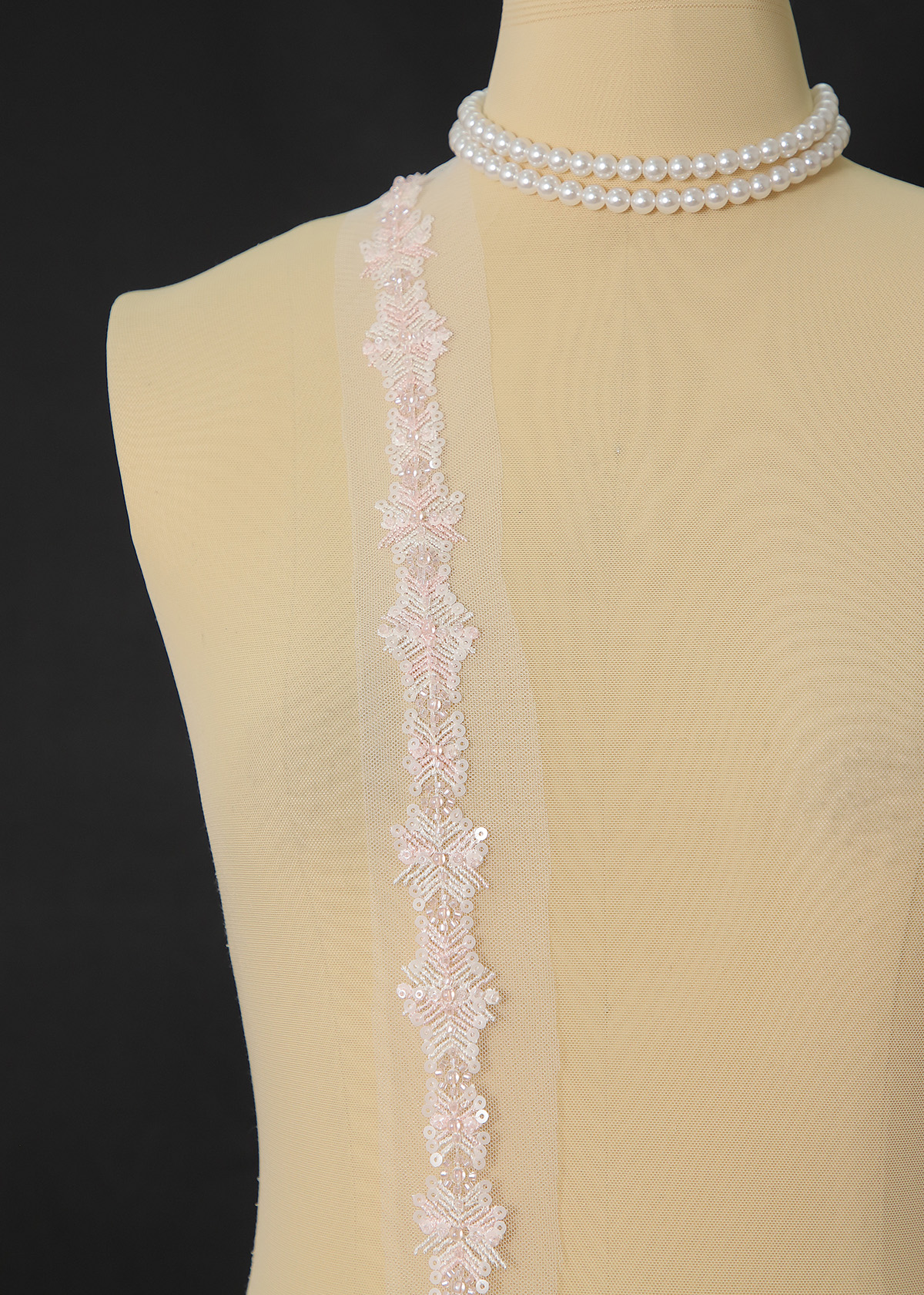 Yanzi lace bead trim (YZM154)