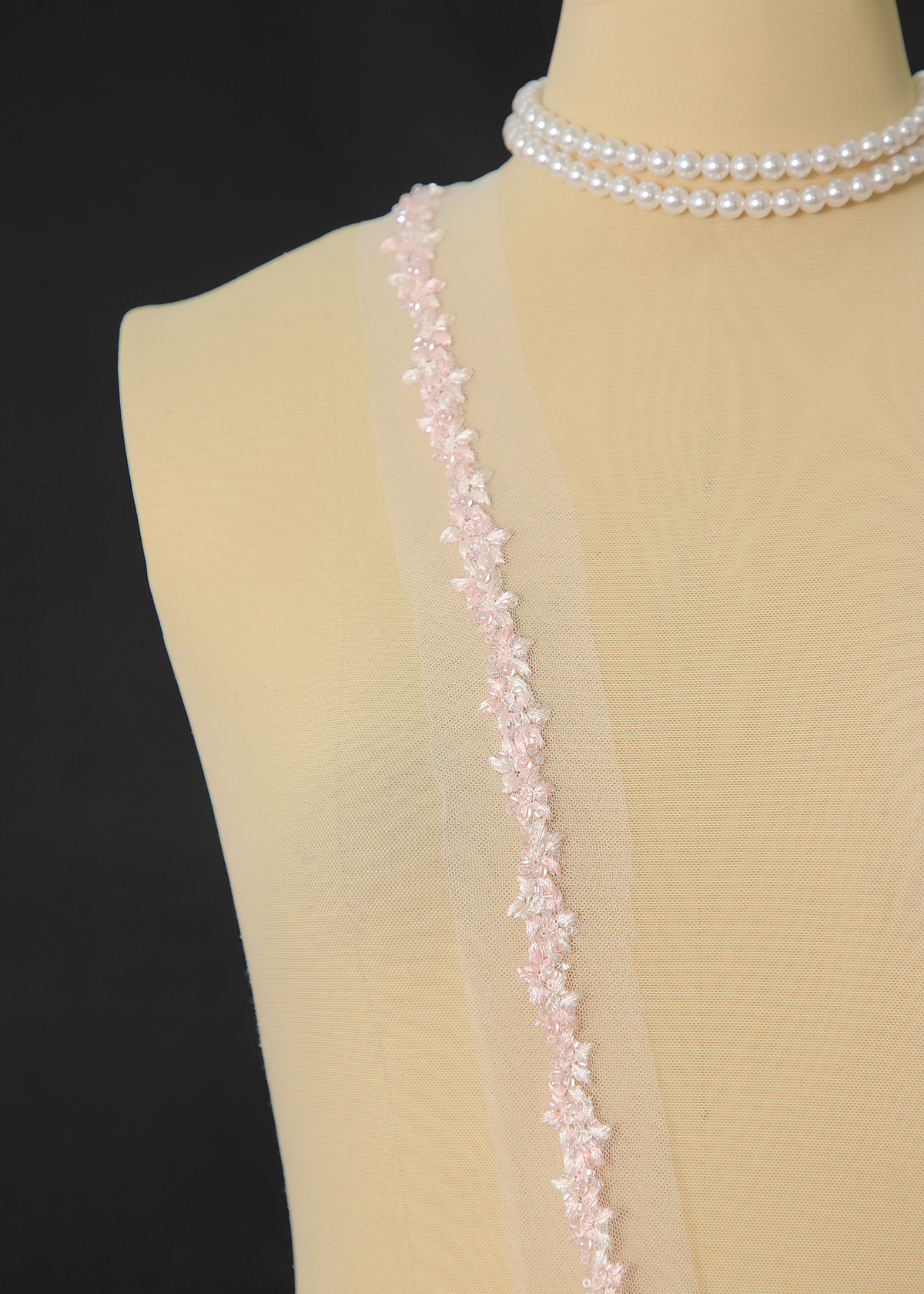 Yanzi lace bead trim (YZM156)