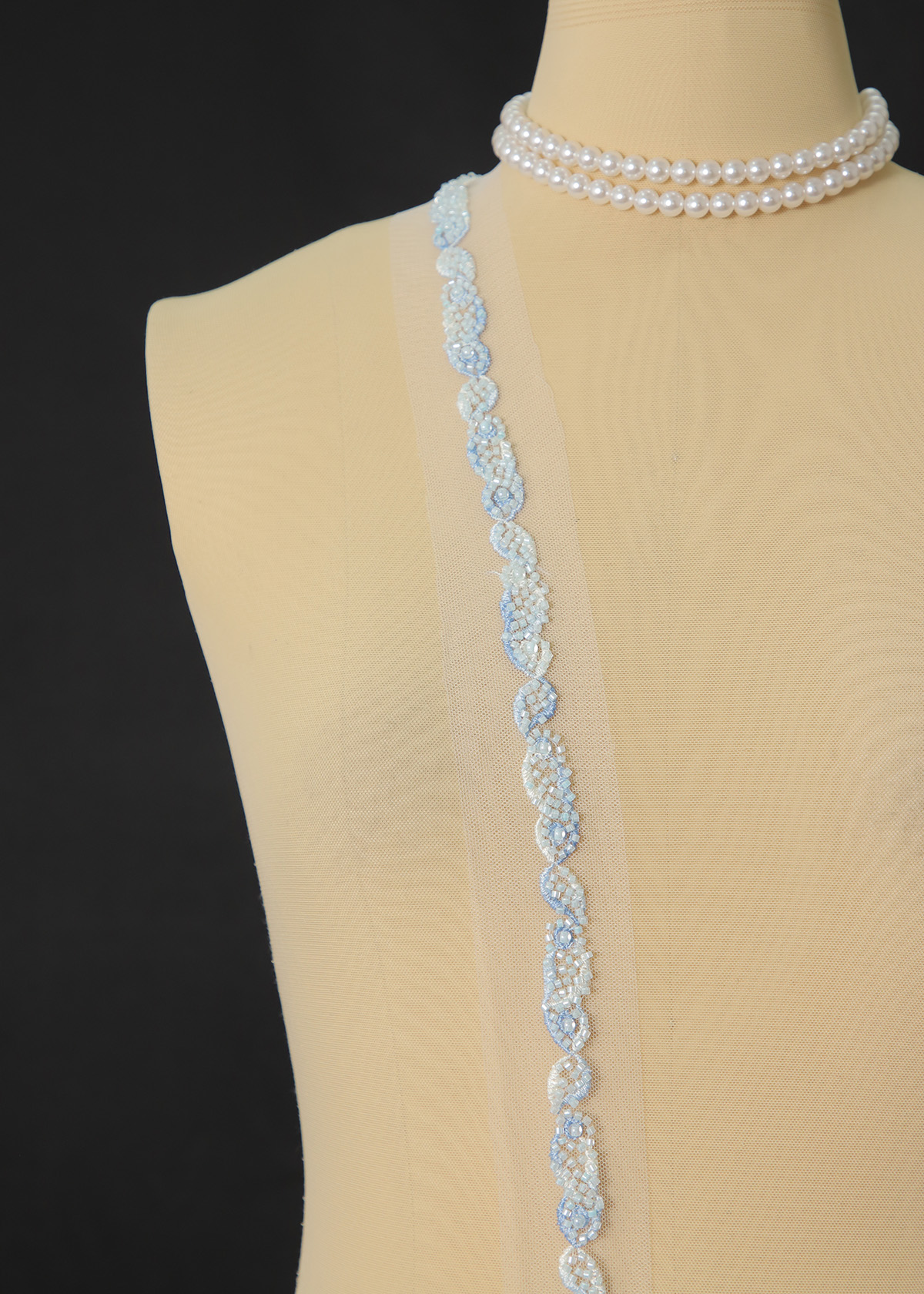 Yanzi lace bead trim (YZM153)