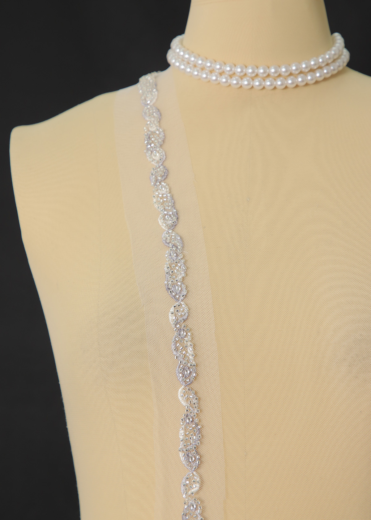 Yanzi lace bead trim (YZM153)