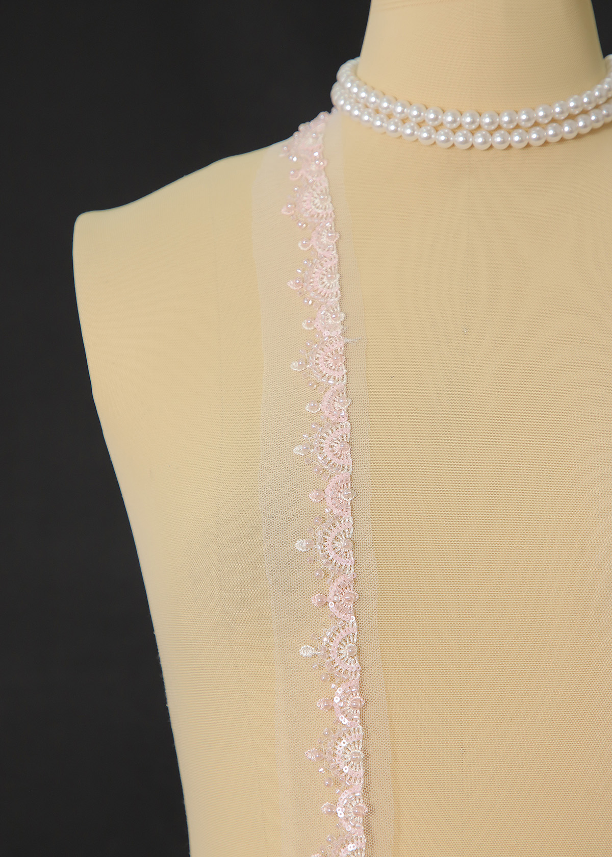 Yanzi lace bead trim (YZM145)