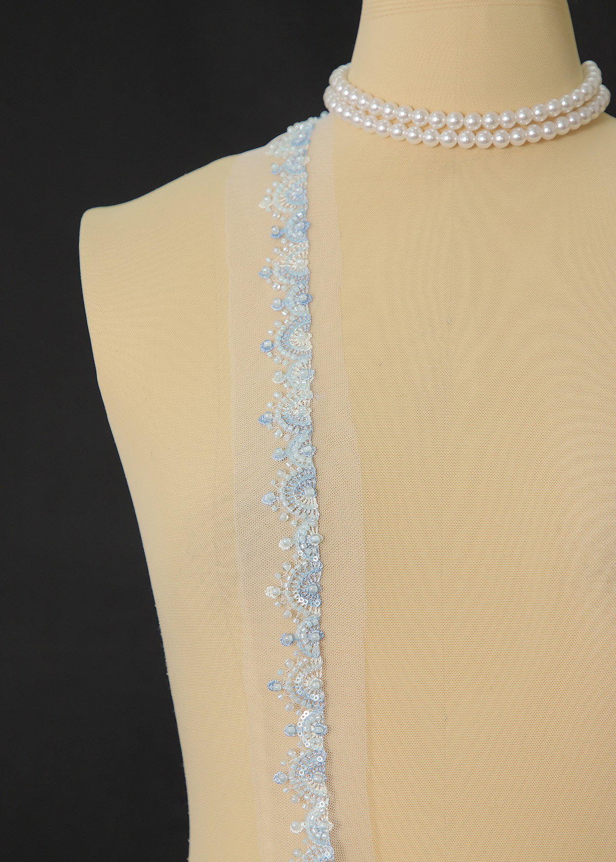 Yanzi lace bead trim (YZM145)