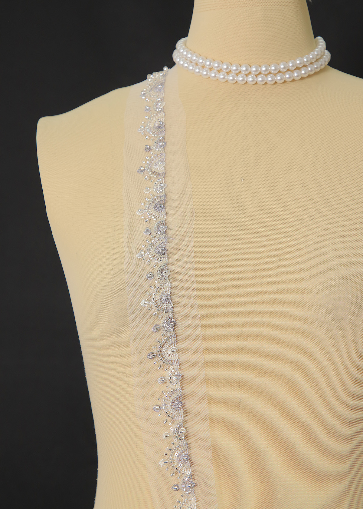 Yanzi lace bead trim (YZM145)