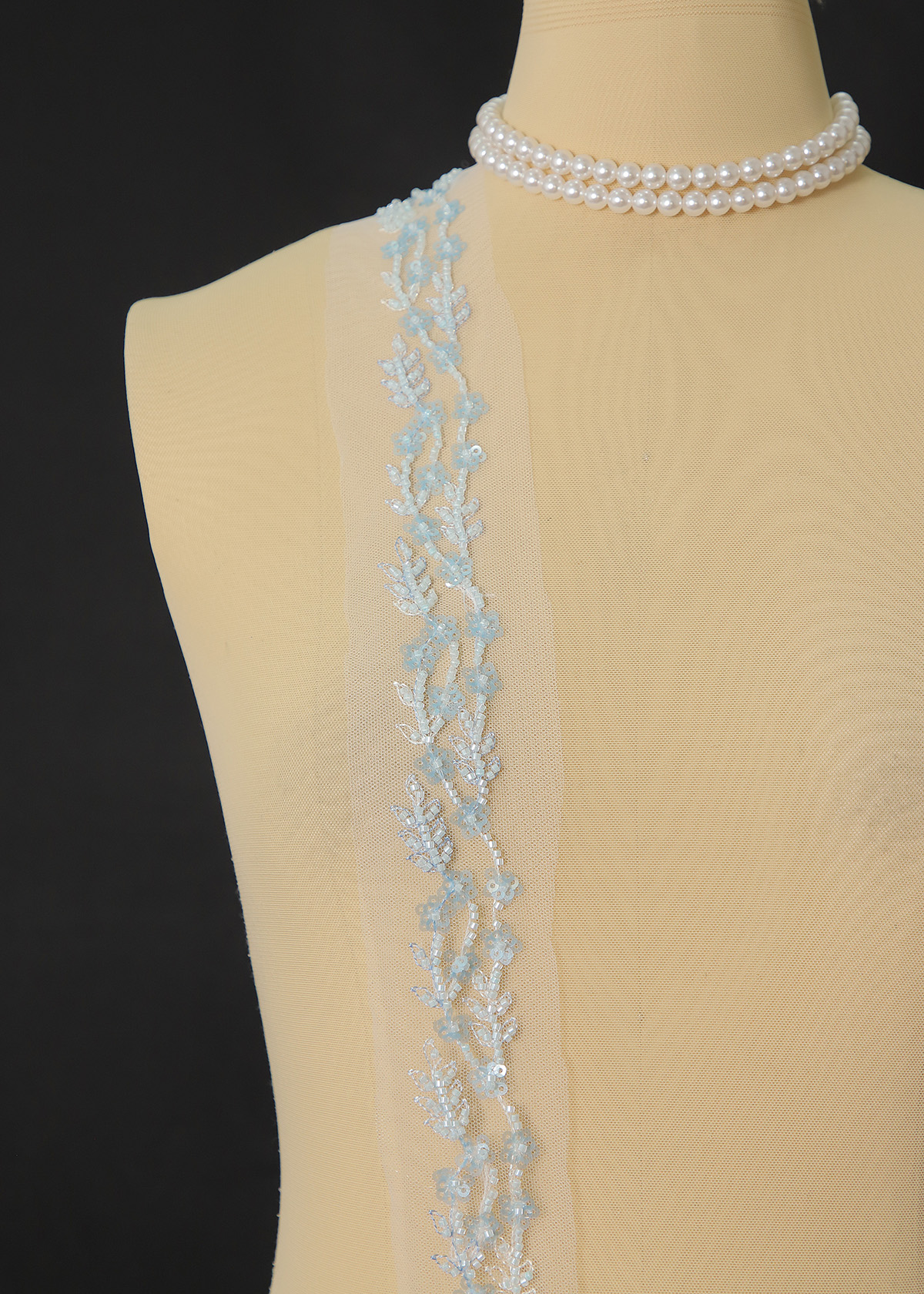 Yanzi lace bead trim (YZM149)