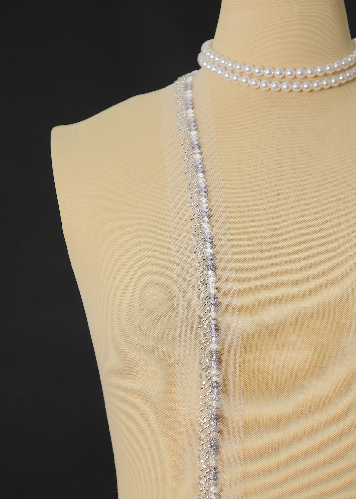 Yanzi lace bead trim (YZM140)