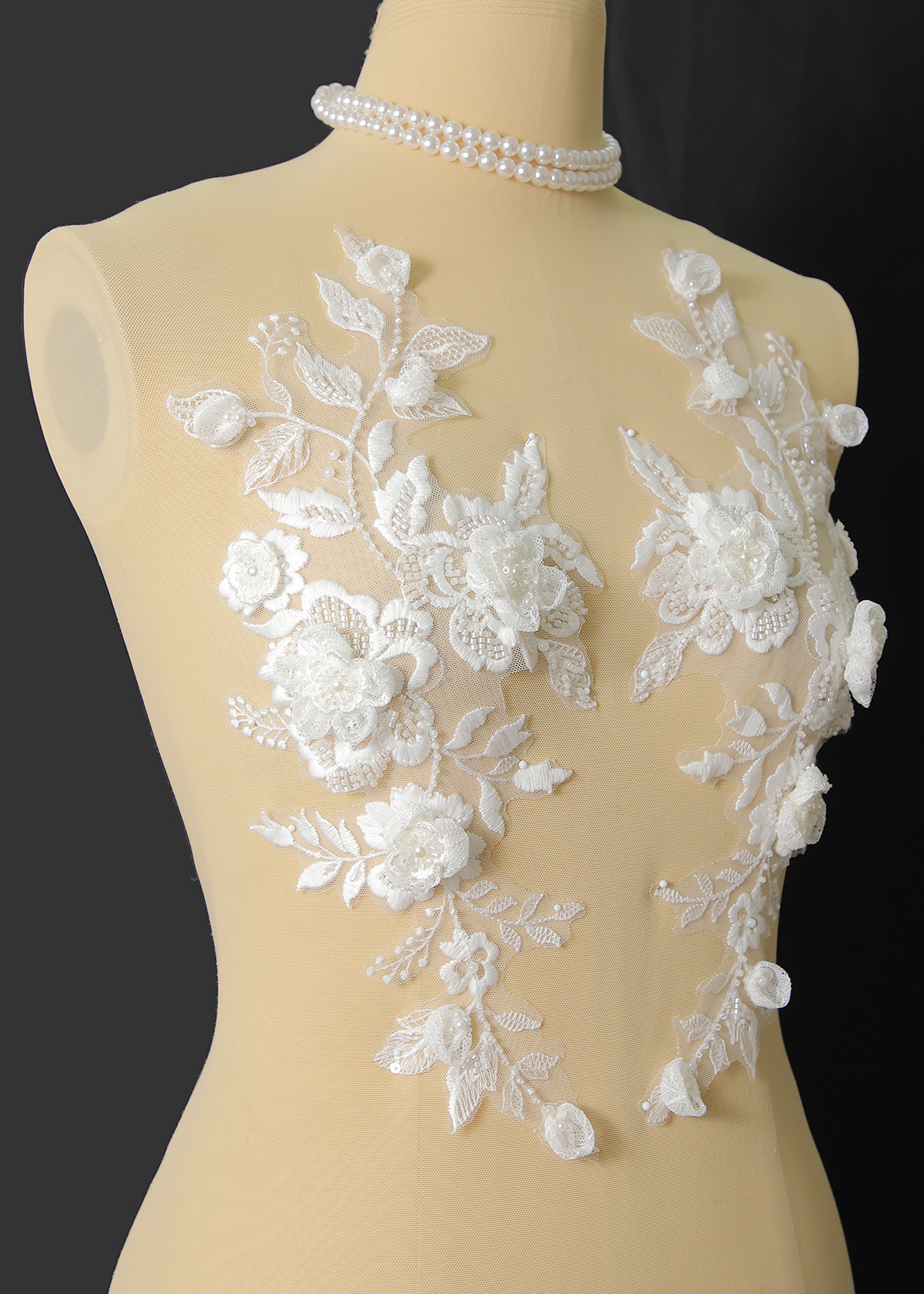 Yanzi 3D Handmade applique floral (YZOH3DX050)